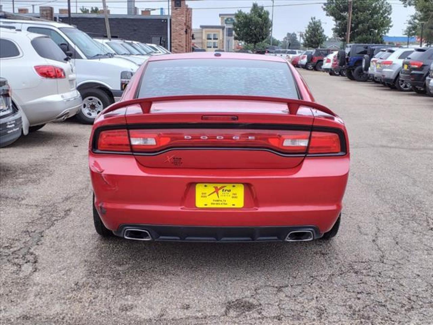 2013 Redline 3 Coat Pearl Dodge Charger SXT Plus (2C3CDXHG6DH) with an 3.6L Pentastar 3.6L V6 292hp 260ft. lbs. Sequential Multiport Fuel Injection engine, Automatic transmission, located at 1401 N. Hobart, Pampa, TX, 79065, (806) 665-9872, 35.549953, -100.975098 - Photo#3