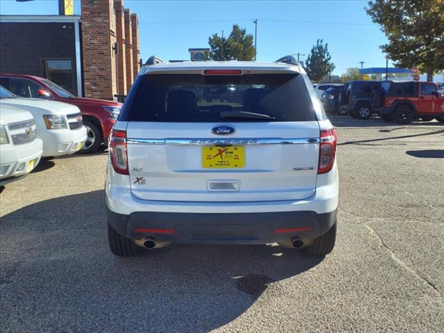 2014 White Platinum Metallic Tri-Coat Ug Ford Explorer XLT (1FM5K7D81EG) with an 3.5L 3.5L V6 290hp 255ft. lbs. Sequential Multiport Fuel Injection engine, 6-Speed Shiftable Automatic transmission, located at 1401 N. Hobart, Pampa, TX, 79065, (806) 665-9872, 35.549953, -100.975098 - Photo#3