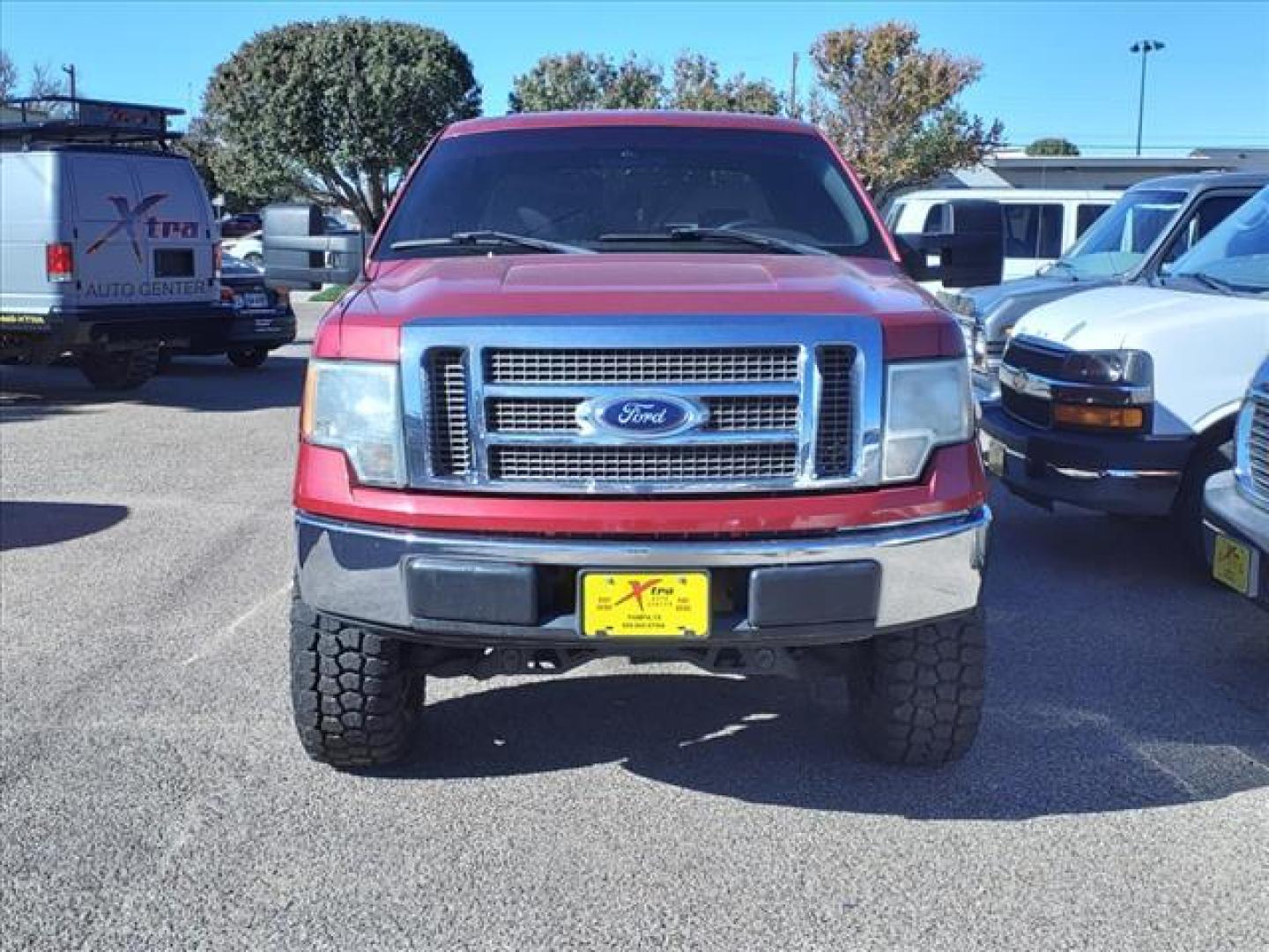 2009 Royal Red Clearcoat Metallic Uk Ford F-150 XLT (1FTRW12879F) with an 4.6L 4.6L 3V V8 292hp 320ft. lbs. Sequential Multiport Fuel Injection engine, 6-Speed Automatic transmission, located at 1401 N. Hobart, Pampa, TX, 79065, (806) 665-9872, 35.549953, -100.975098 - Photo#1