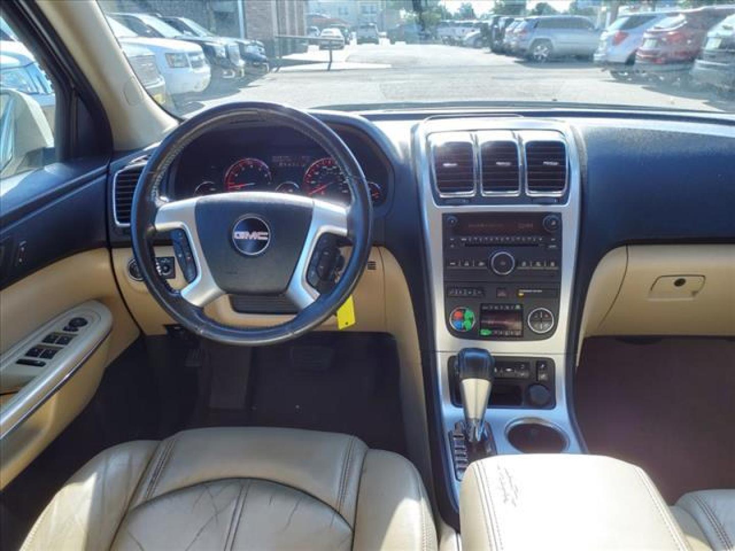 2010 Gold Mist Metallic GMC Acadia SLT-1 (1GKLRMED2AJ) with an 3.6L 3.6L V6 288hp 270ft. lbs. Fuel Injected engine, 6-Speed Shiftable Automatic transmission, located at 1401 N. Hobart, Pampa, TX, 79065, (806) 665-9872, 35.549953, -100.975098 - Photo#8