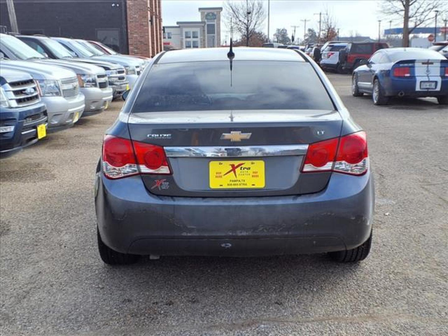 2013 Tungsten Metallic Gxg Chevrolet Cruze 2LT Auto (1G1PE5SB8D7) with an 1.4L Ecotec 1.4L Turbo I4 138hp 148ft. lbs. Sequential Multiport Fuel Injection engine, 6-Speed Shiftable Automatic transmission, located at 1401 N. Hobart, Pampa, TX, 79065, (806) 665-9872, 35.549953, -100.975098 - Photo#3