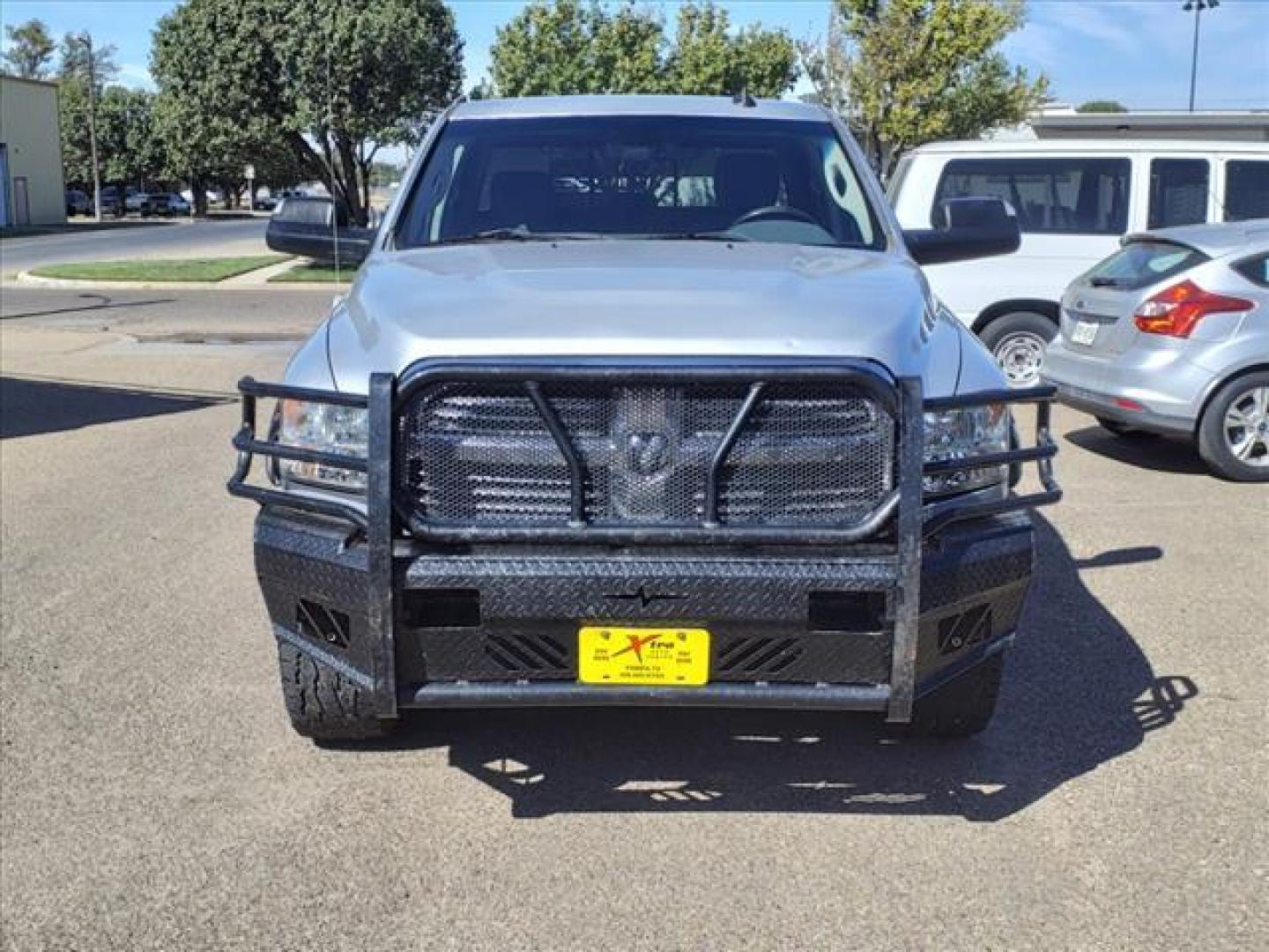 2013 Bright Silver Metallic Clear Coat RAM 2500 Lone Star (3C6TR5DT9DG) with an 5.7L HEMI 5.7L V8 383hp 400ft. lbs. Sequential Multiport Fuel Injection engine, 6-Speed Shiftable Automatic transmission, located at 1401 N. Hobart, Pampa, TX, 79065, (806) 665-9872, 35.549953, -100.975098 - Photo#1