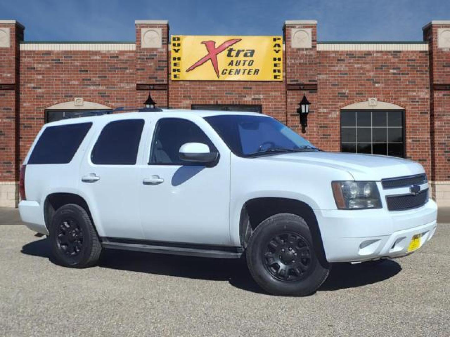 2009 Summit White Chevrolet Tahoe LT XFE (1GNEC23369R) with an 5.3L Vortec 5.3L Flex Fuel V8 310hp 335ft. lbs. Fuel Injected engine, 6-Speed Shiftable Automatic transmission, located at 1401 N. Hobart, Pampa, TX, 79065, (806) 665-9872, 35.549953, -100.975098 - Photo#0