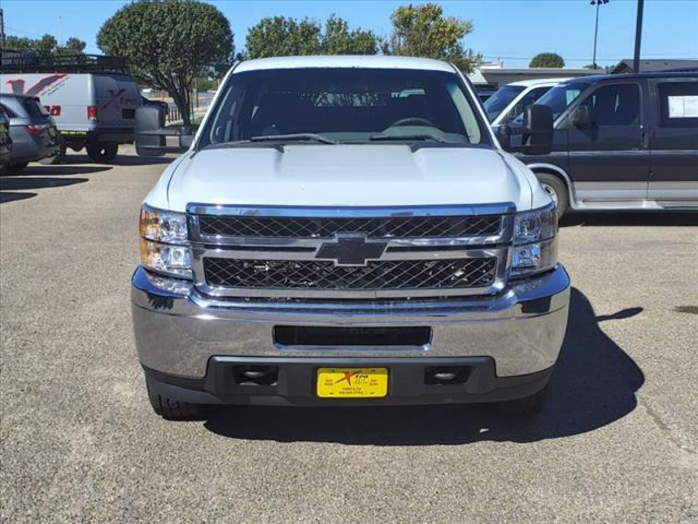 2013 Summit White Chevrolet Silverado 2500HD Work Truck (1GB2CVC85DZ) with an 6.6L Duramax 6.6L Diesel Turbo V8 397hp 765ft. lbs. Common Rail Direct Injection engine, Allison 1000 6-Speed Shiftable Automatic transmission, located at 1401 N. Hobart, Pampa, TX, 79065, (806) 665-9872, 35.549953, -100.975098 - Photo#1