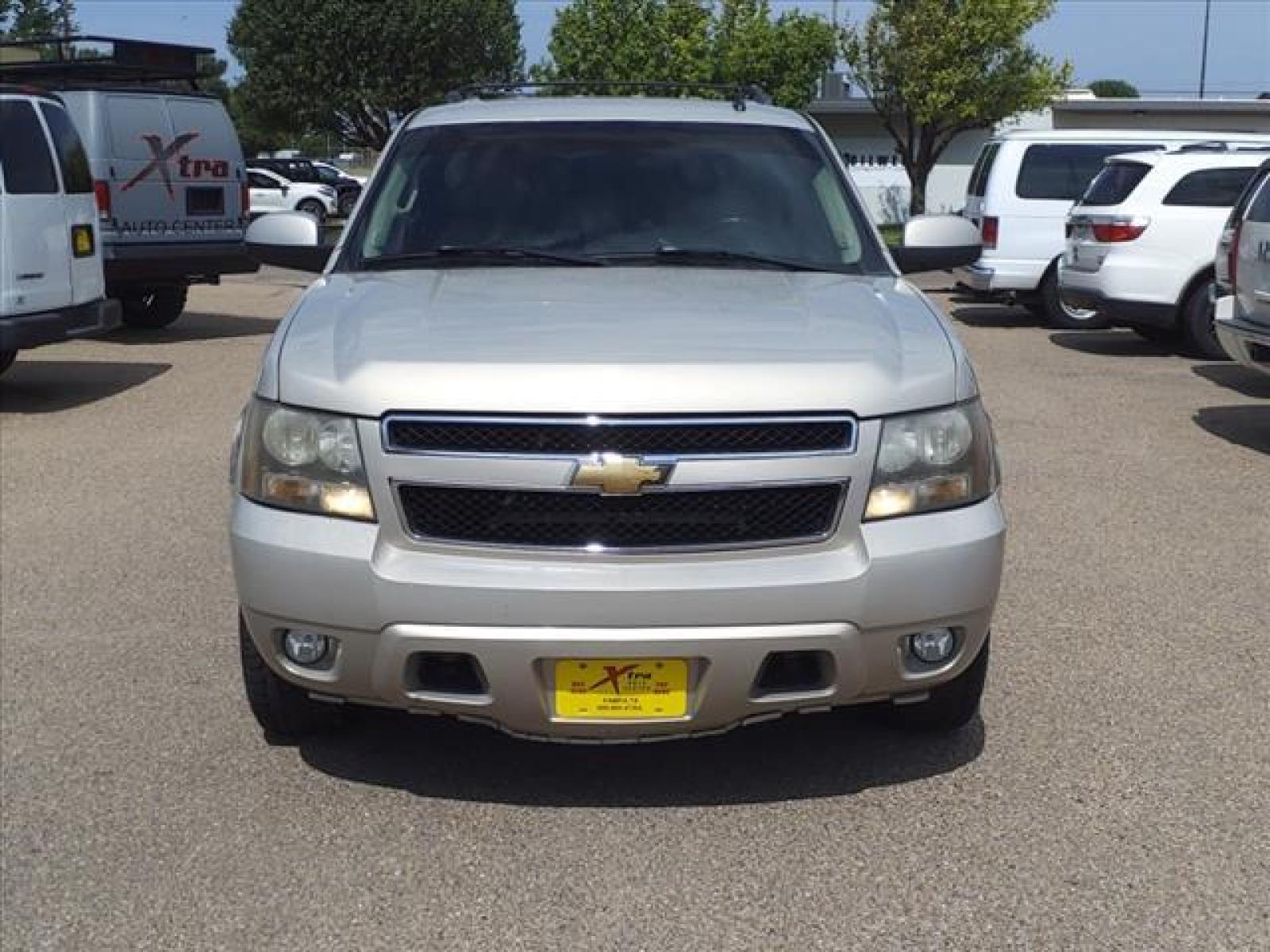 2007 Silver Birch Metallic Chevrolet Tahoe LT (1GNFC13047R) with an 5.3L Vortec 5.3L Flex Fuel V8 320hp 340ft. lbs. Sequential-Port F.I. engine, 4-Speed Automatic transmission, located at 1401 N. Hobart, Pampa, TX, 79065, (806) 665-9872, 35.549953, -100.975098 - Photo #1