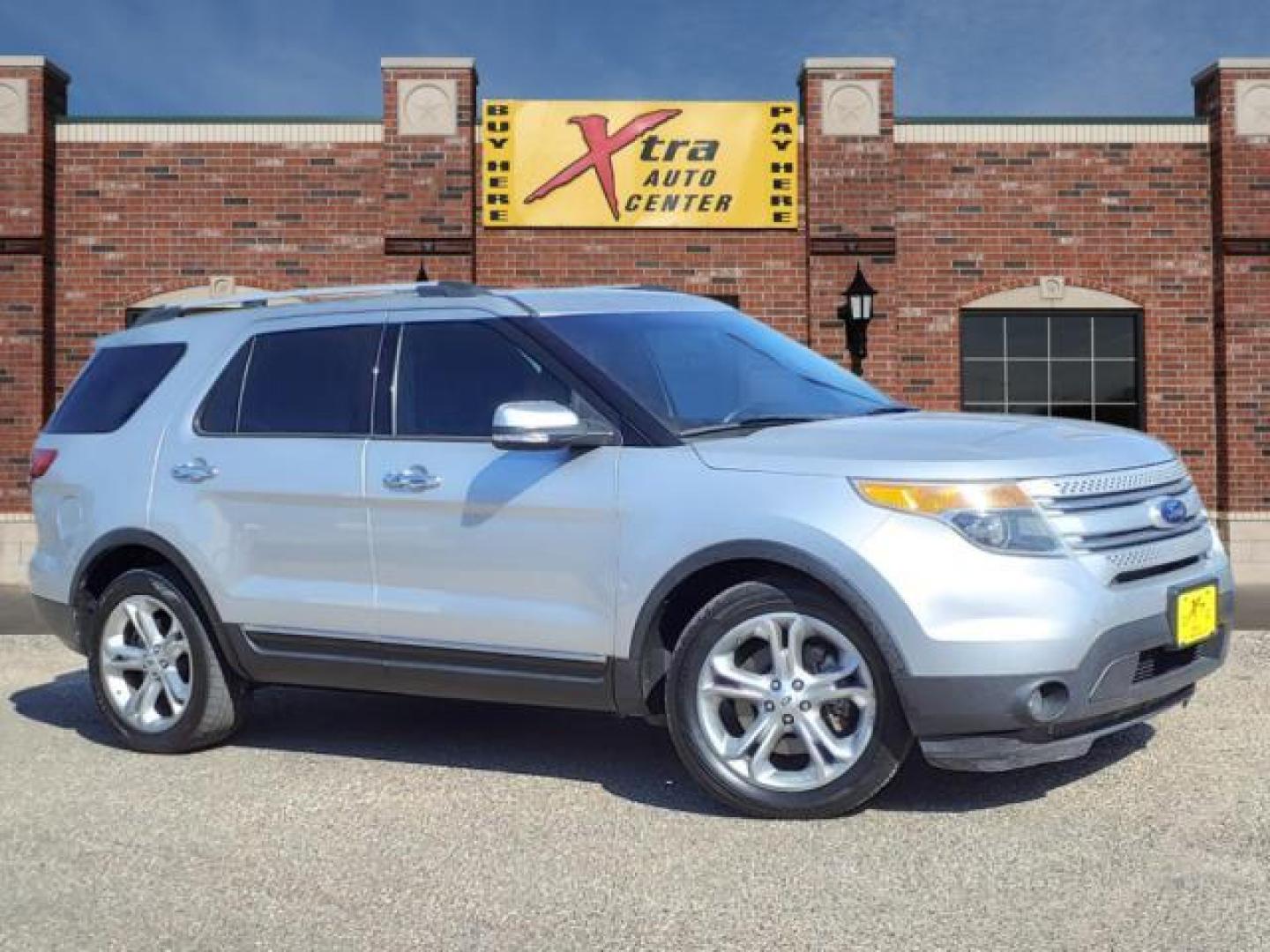 2015 Ingot Silver Metallic Ford Explorer Limited (1FM5K7F88FG) with an 3.5L 3.5L V6 290hp 255ft. lbs. Sequential Multiport Fuel Injection engine, 6-Speed Shiftable Automatic transmission, located at 1401 N. Hobart, Pampa, TX, 79065, (806) 665-9872, 35.549953, -100.975098 - Photo#0