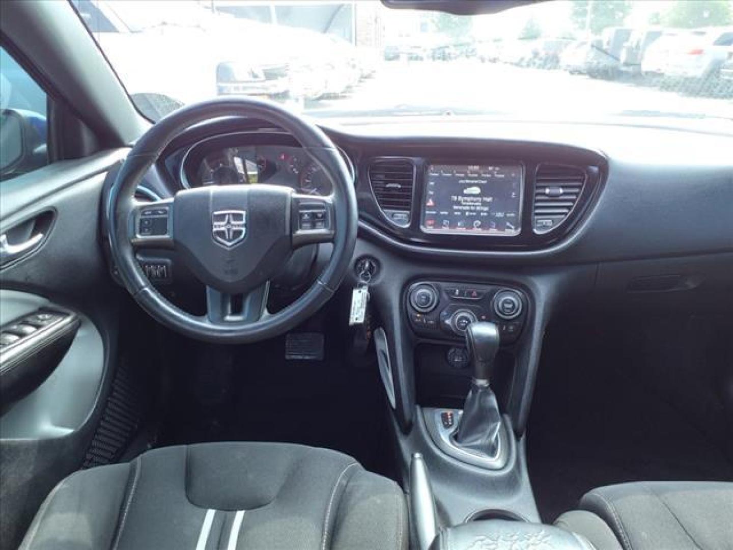 2013 Blue Streak Pearl Coat Dodge Dart Rallye (1C3CDFBA6DD) with an 2.0L Tigershark 2.0L I4 160hp 148ft. lbs. Sequential Multiport Fuel Injection engine, Automatic transmission, located at 1401 N. Hobart, Pampa, TX, 79065, (806) 665-9872, 35.549953, -100.975098 - Photo#9