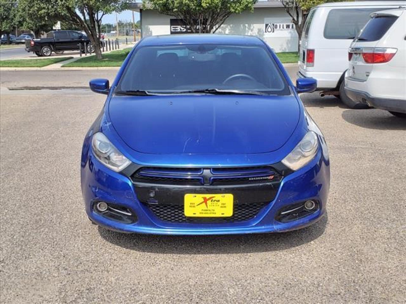 2013 Blue Streak Pearl Coat Dodge Dart Rallye (1C3CDFBA6DD) with an 2.0L Tigershark 2.0L I4 160hp 148ft. lbs. Sequential Multiport Fuel Injection engine, Automatic transmission, located at 1401 N. Hobart, Pampa, TX, 79065, (806) 665-9872, 35.549953, -100.975098 - Photo #1