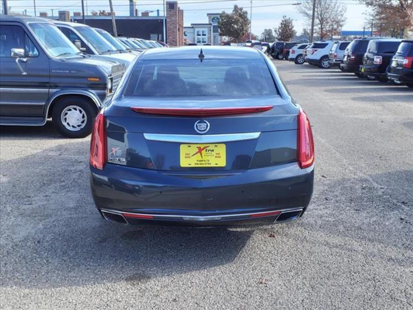 2013 Sapphire Blue Metallic Gxh Cadillac XTS Premium Collection (2G61S5S31D9) with an 3.6L 3.6L V6 304hp 264ft. lbs. Direct Injection engine, 6-Speed Shiftable Automatic transmission, located at 1401 N. Hobart, Pampa, TX, 79065, (806) 665-9872, 35.549953, -100.975098 - Photo#3