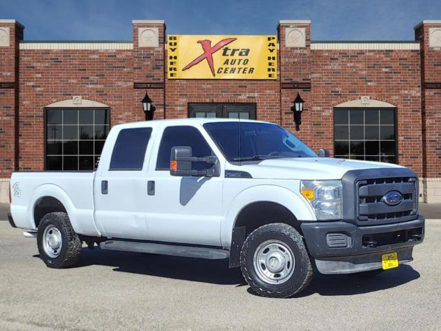 2012 Oxford White Ford F-250 Super Duty XL (1FT7W2B60CE) with an 6.2L 6.2L Flex Fuel V8 385hp 405ft. lbs. Sequential Electronic Fuel Injection engine, 6-Speed Shiftable Automatic transmission, located at 1401 N. Hobart, Pampa, TX, 79065, (806) 665-9872, 35.549953, -100.975098 - Photo#0