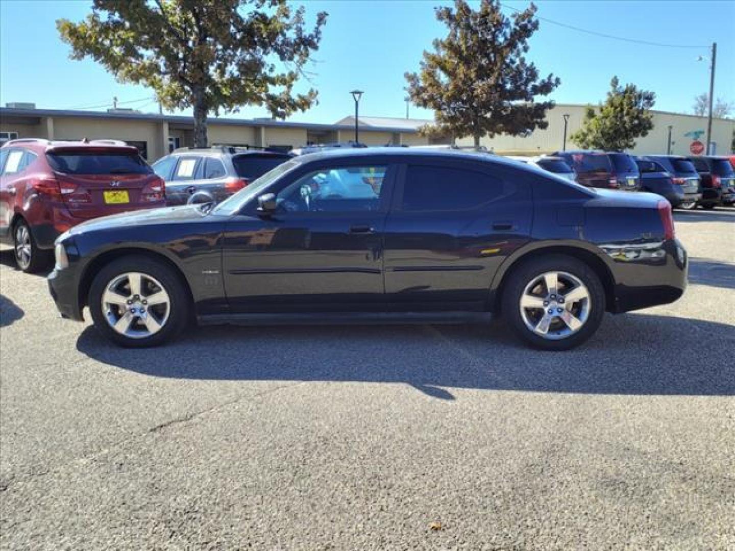 2007 Brilliant Black Crystal Pearlcoat Pxr Dodge Charger RT (2B3KA53H07H) with an 5.7L 5.7L V8 overhead valve 16V Sequential Multiport Fuel Injection engine, 5-Speed Shiftable Automatic transmission, located at 1401 N. Hobart, Pampa, TX, 79065, (806) 665-9872, 35.549953, -100.975098 - Photo#4