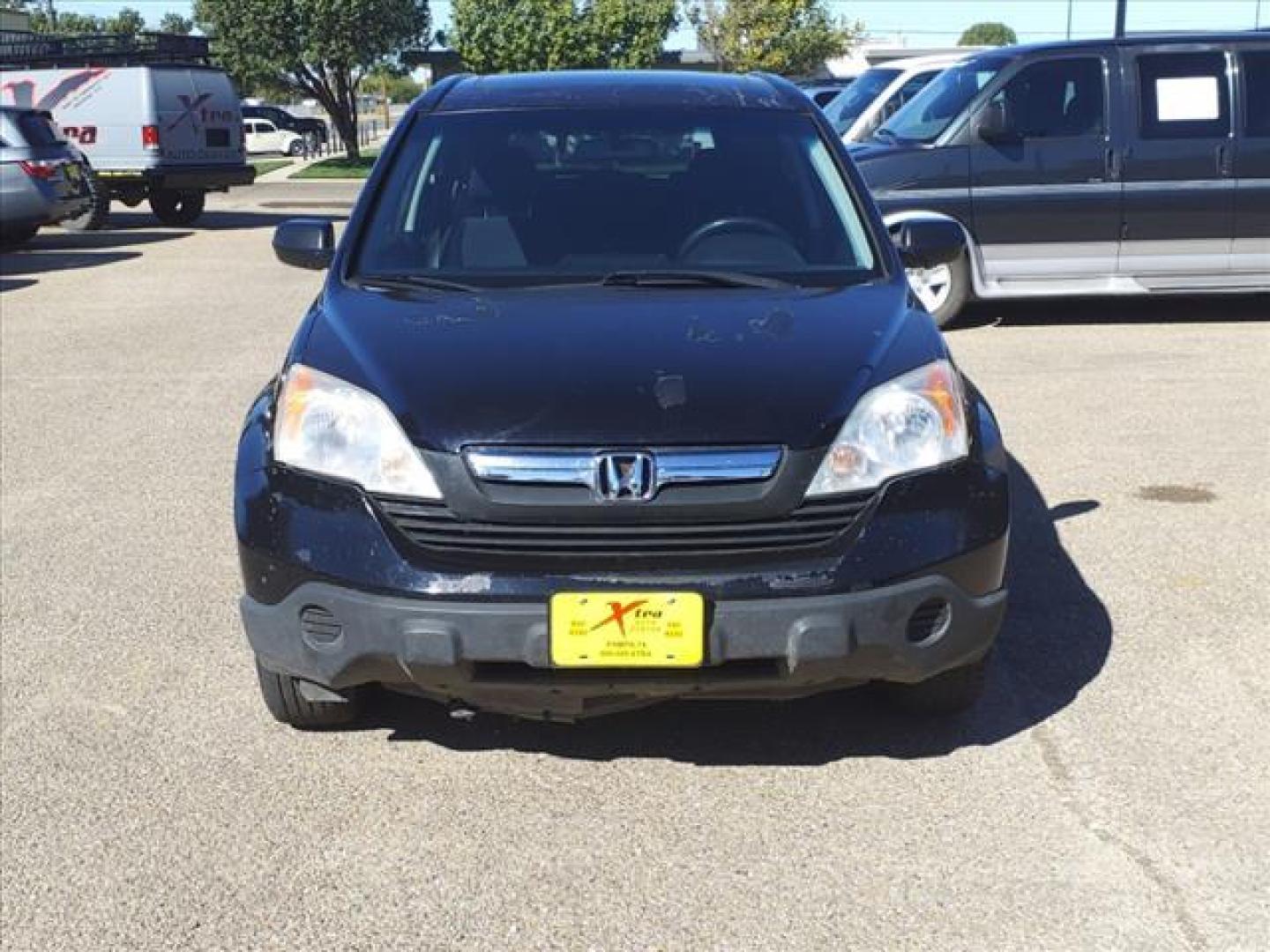 2007 Nighthawk Black Pearl Honda CR-V EX (JHLRE38577C) with an 2.4L 2.4L I4 166hp 161ft. lbs. Sequential Multiport Fuel Injection engine, 5-Speed Automatic transmission, located at 1401 N. Hobart, Pampa, TX, 79065, (806) 665-9872, 35.549953, -100.975098 - Photo#1