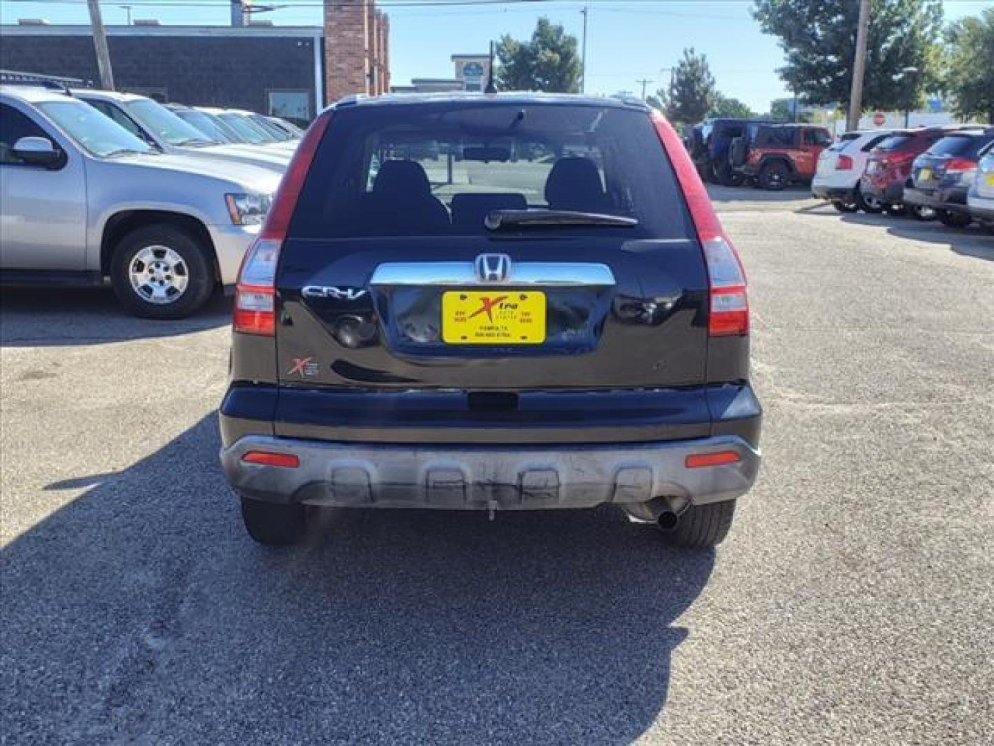 2007 Nighthawk Black Pearl Honda CR-V EX (JHLRE38577C) with an 2.4L 2.4L I4 166hp 161ft. lbs. Sequential Multiport Fuel Injection engine, 5-Speed Automatic transmission, located at 1401 N. Hobart, Pampa, TX, 79065, (806) 665-9872, 35.549953, -100.975098 - Photo#3