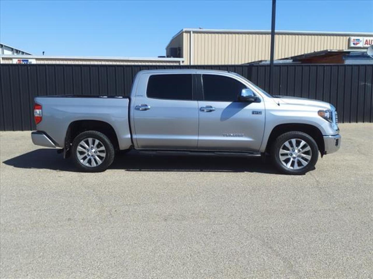 2016 Silver Sky Metallic Toyota Tundra Limited (5TFHW5F17GX) with an 5.7L 5.7L Flex Fuel V8 381hp 401ft. lbs. Sequential Multiport Fuel Injection engine, 6-Speed Shiftable Automatic transmission, located at 1401 N. Hobart, Pampa, TX, 79065, (806) 665-9872, 35.549953, -100.975098 - Photo#2