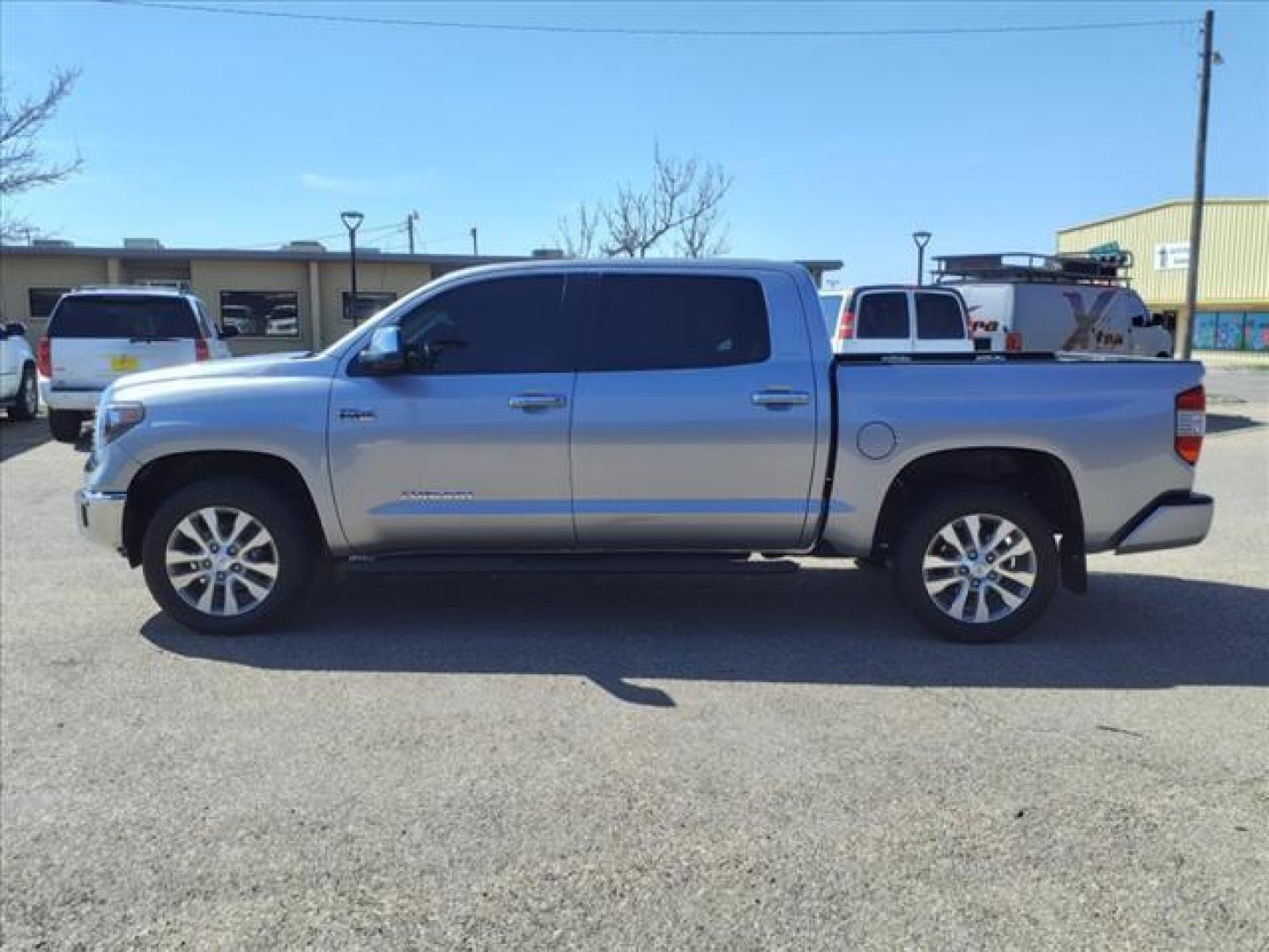 2016 Silver Sky Metallic Toyota Tundra Limited (5TFHW5F17GX) with an 5.7L 5.7L Flex Fuel V8 381hp 401ft. lbs. Sequential Multiport Fuel Injection engine, 6-Speed Shiftable Automatic transmission, located at 1401 N. Hobart, Pampa, TX, 79065, (806) 665-9872, 35.549953, -100.975098 - Photo#4