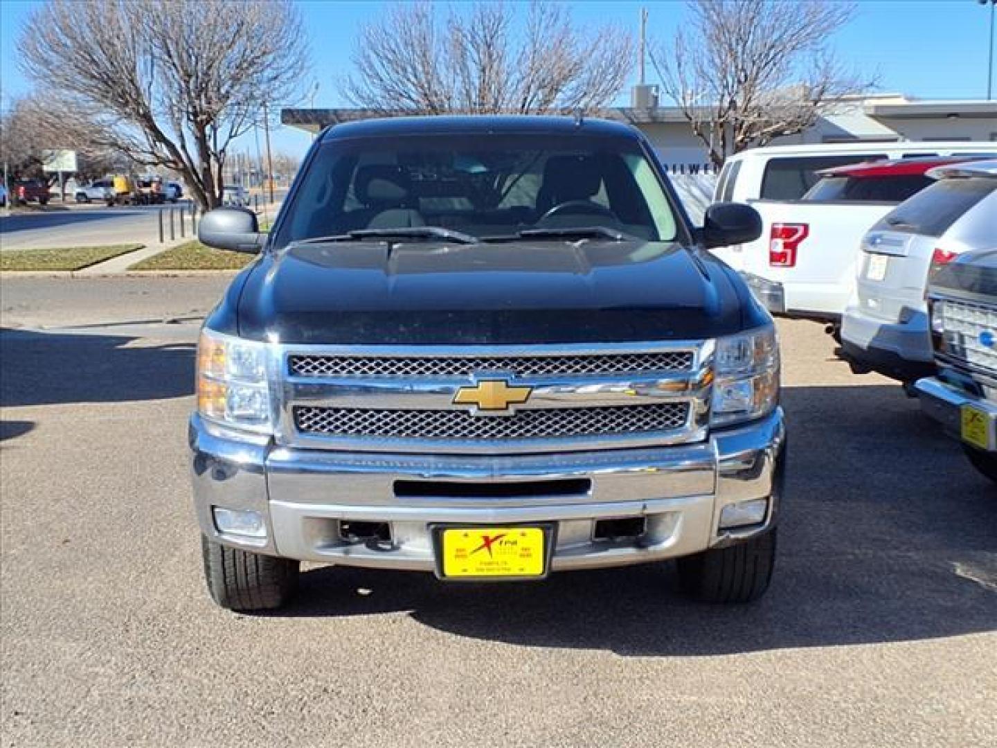 2012 Black 41u Chevrolet Silverado 1500 LT (1GCRKSE77CZ) with an 5.3L Vortec 5.3L Flex Fuel V8 315hp 335ft. lbs. Sequential-Port F.I. engine, 6-Speed Shiftable Automatic transmission, located at 1401 N. Hobart, Pampa, TX, 79065, (806) 665-9872, 35.549953, -100.975098 - Photo#1