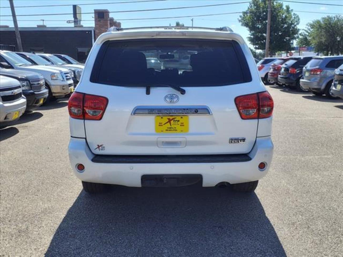 2013 Blizzard Pearl Toyota Sequoia Platinum (5TDYY5G19DS) with an 5.7L 5.7L V8 381hp 401ft. lbs. Sequential Electronic Fuel Injection engine, 6-Speed Shiftable Automatic transmission, located at 1401 N. Hobart, Pampa, TX, 79065, (806) 665-9872, 35.549953, -100.975098 - Photo#3