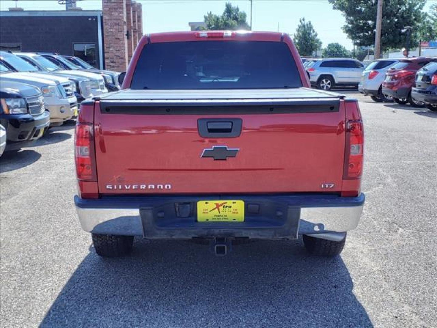 2008 Victory Red Chevrolet Silverado 1500 LTZ (2GCEK13J381) with an 5.3L Vortec Iron Block 5.3L V8 315hp 338ft. lbs. Fuel Injected engine, 4-Speed Automatic transmission, located at 1401 N. Hobart, Pampa, TX, 79065, (806) 665-9872, 35.549953, -100.975098 - Photo#3