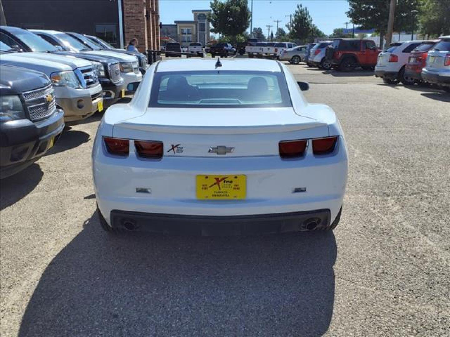 2013 Summit White Chevrolet Camaro LT (2G1FB1E37D9) with an 3.6L 3.6L V6 323hp 278ft. lbs. Fuel Injected engine, 6-Speed Shiftable Automatic transmission, located at 1401 N. Hobart, Pampa, TX, 79065, (806) 665-9872, 35.549953, -100.975098 - Photo#3