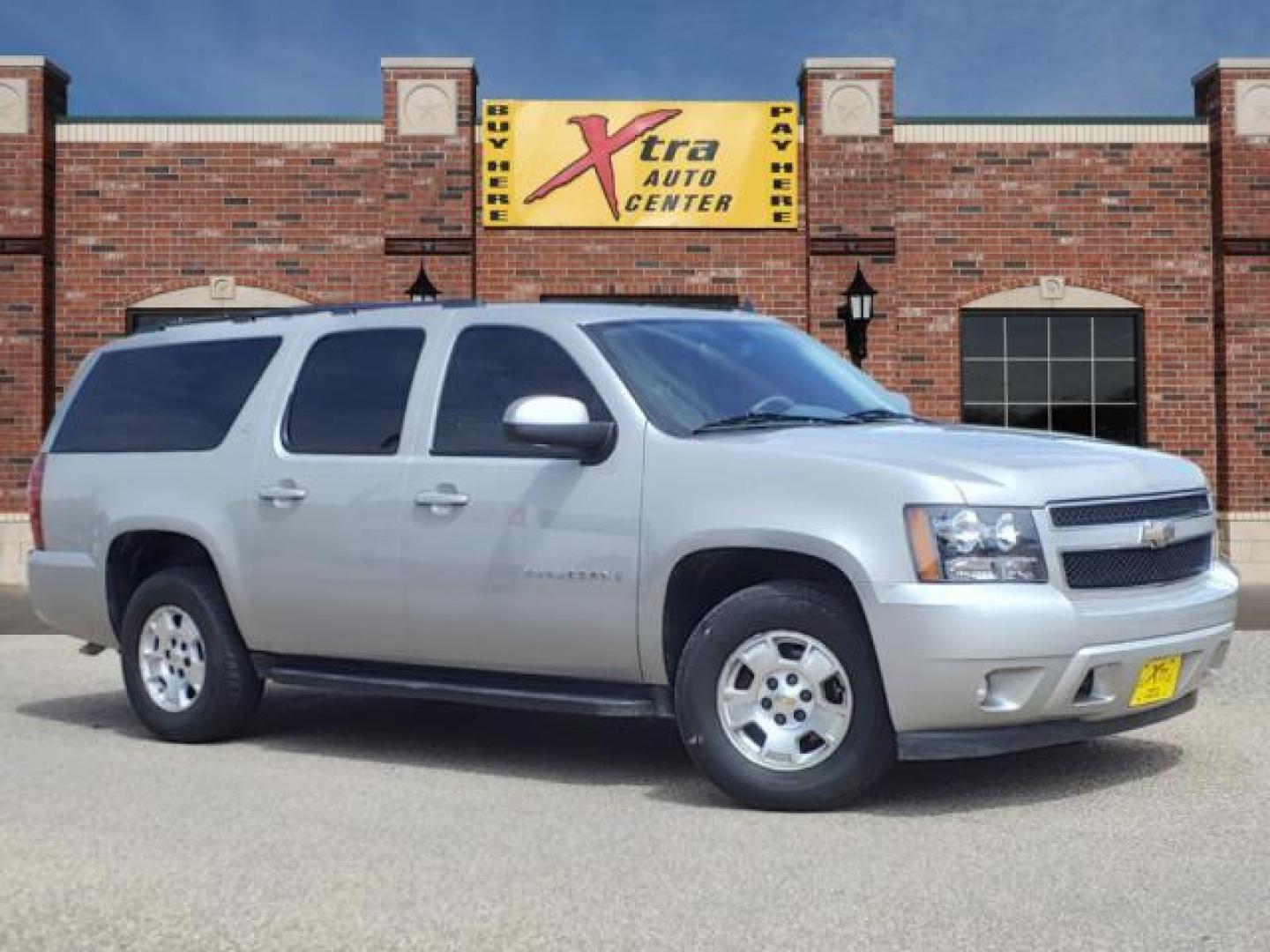 2009 Doeskin Tan Chevrolet Suburban LT (1GNFC26J49J) with an 5.3L Vortec Iron Block 5.3L V8 310hp 335ft. lbs. Sequential-Port F.I. engine, 6-Speed Shiftable Automatic transmission, located at 1401 N. Hobart, Pampa, TX, 79065, (806) 665-9872, 35.549953, -100.975098 - Photo#0