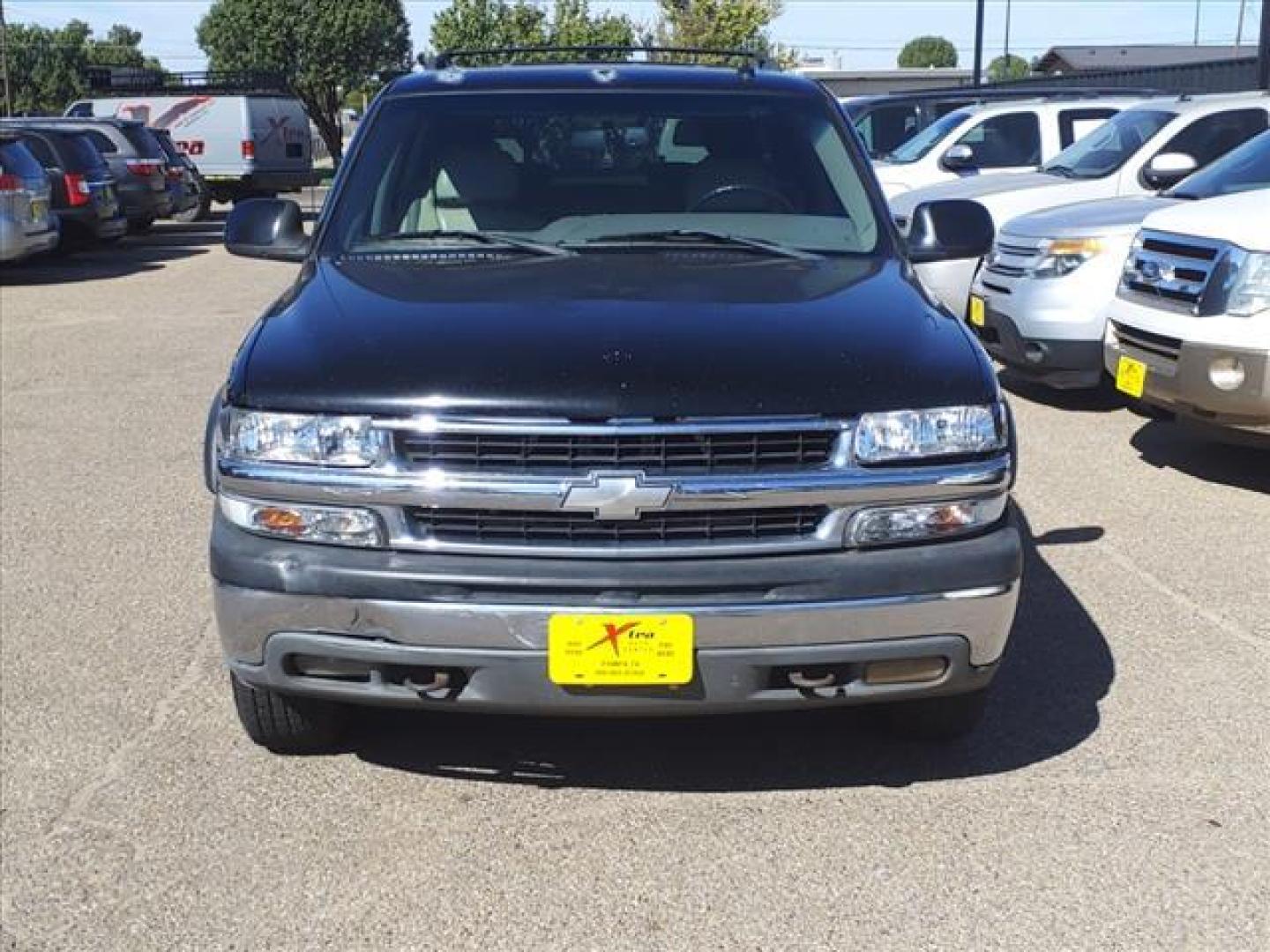 2002 Onyx Black Chevrolet Suburban 1500 LT (3GNEC16Z12G) with an 5.3L 5.3L Flex Fuel V8 285hp 325ft. lbs. Fuel Injected engine, 4-Speed Automatic transmission, located at 1401 N. Hobart, Pampa, TX, 79065, (806) 665-9872, 35.549953, -100.975098 - Photo#1