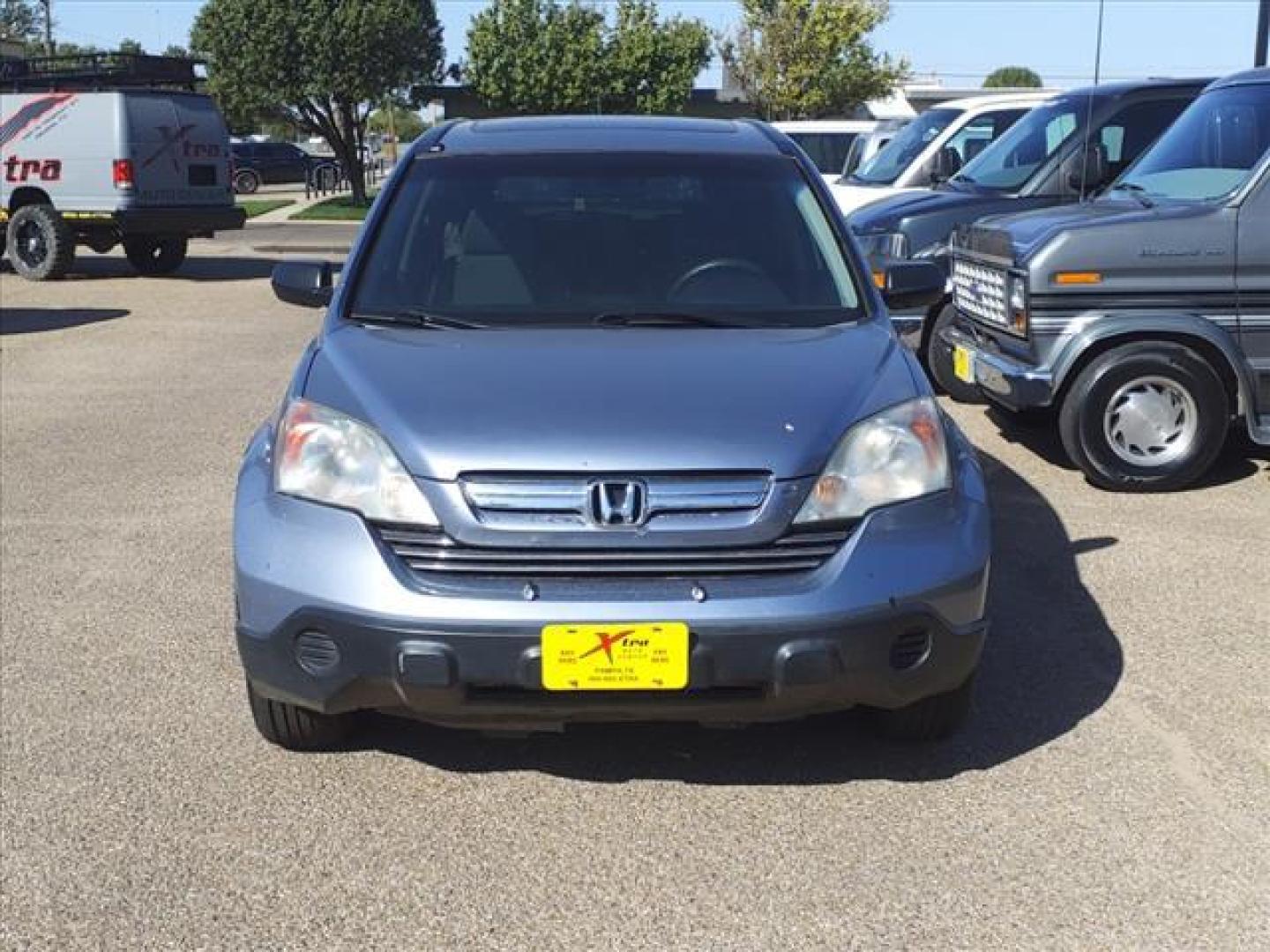 2009 Glacier Blue Metallic Honda CR-V EX (3CZRE38509G) with an 2.4L 2.4L I4 166hp 161ft. lbs. Sequential Multiport Fuel Injection engine, 5-Speed Automatic transmission, located at 1401 N. Hobart, Pampa, TX, 79065, (806) 665-9872, 35.549953, -100.975098 - Photo#1