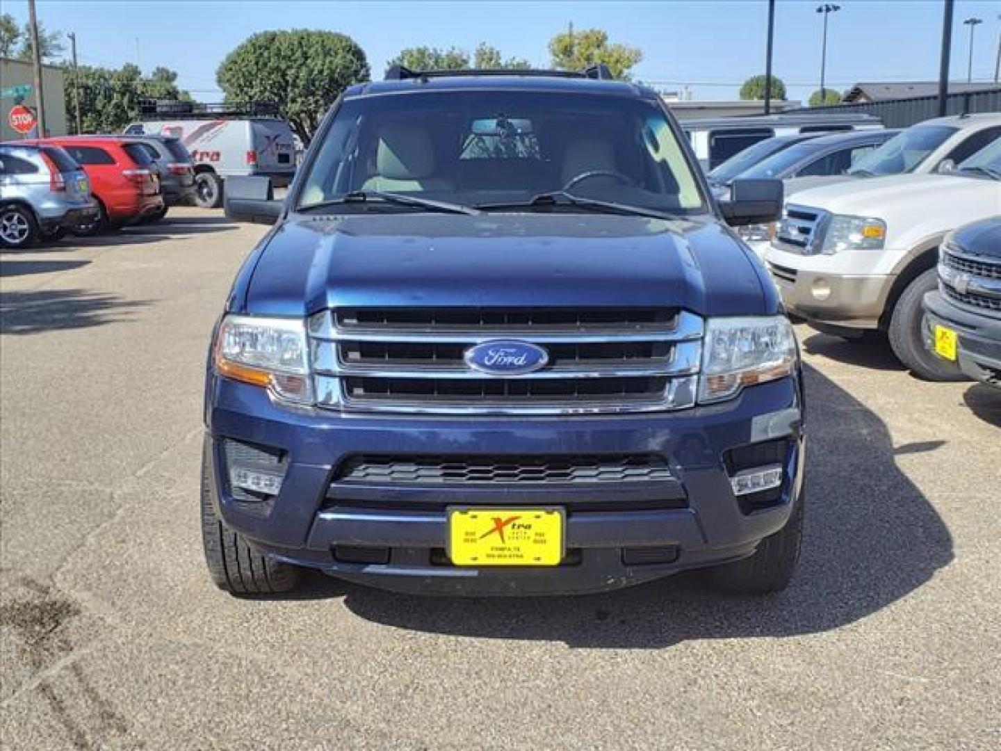 2017 Blue Jeans Ford Expedition XLT (1FMJU1HT4HE) with an 3.5L EcoBoost 3.5L Twin Turbo V6 365hp 420ft. lbs. Direct Injection engine, 6-Speed Shiftable Automatic transmission, located at 1401 N. Hobart, Pampa, TX, 79065, (806) 665-9872, 35.549953, -100.975098 - Photo#1