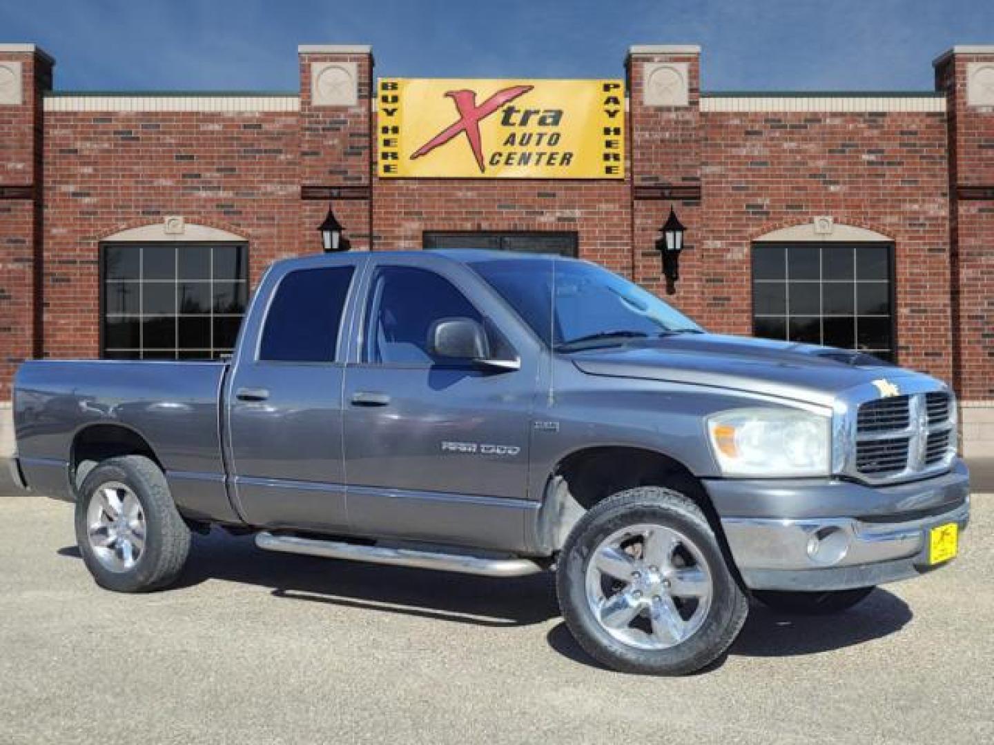 2007 Mineral Gray Metallic Clearcoat Dodge Ram 1500 ST (1D7HU18217J) with an 5.7L HEMI 5.7L V8 345hp 375ft. lbs. Sequential Multiport Fuel Injection engine, 5-Speed Automatic transmission, located at 1401 N. Hobart, Pampa, TX, 79065, (806) 665-9872, 35.549953, -100.975098 - Photo#0