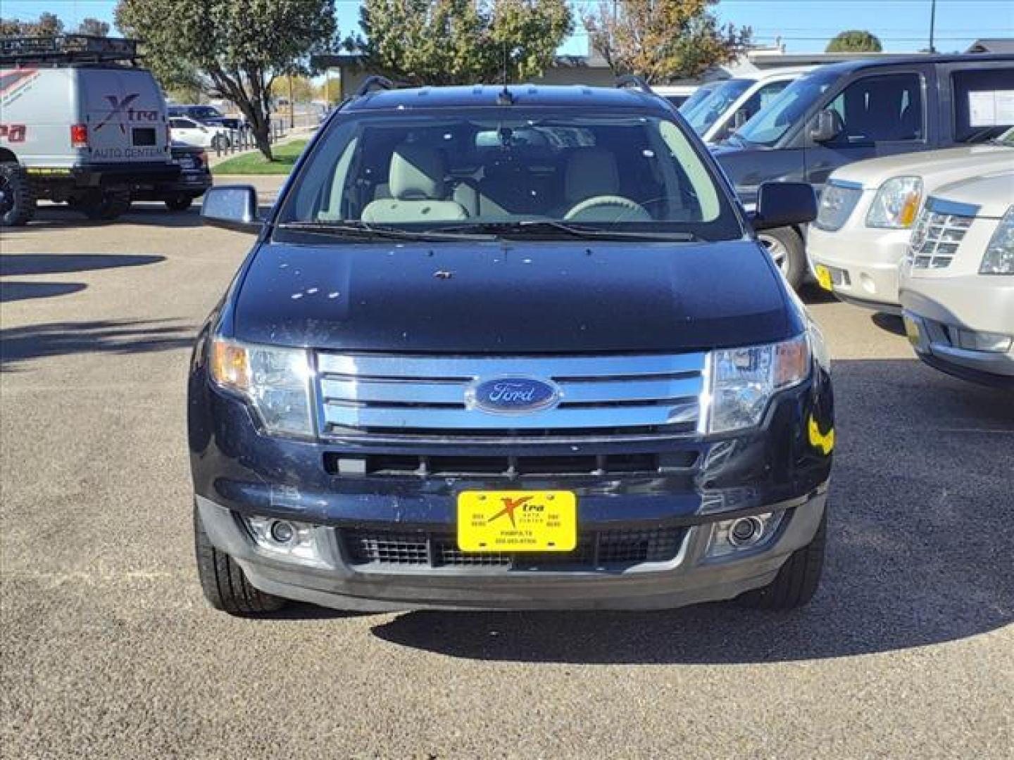 2008 Dark Ink Blue Clearcoat Metallic Di Ford Edge SEL (2FMDK38C58B) with an 3.5L 3.5L V6 265hp 250ft. lbs. Sequential Multiport Fuel Injection engine, 6-Speed Automatic transmission, located at 1401 N. Hobart, Pampa, TX, 79065, (806) 665-9872, 35.549953, -100.975098 - Photo#1