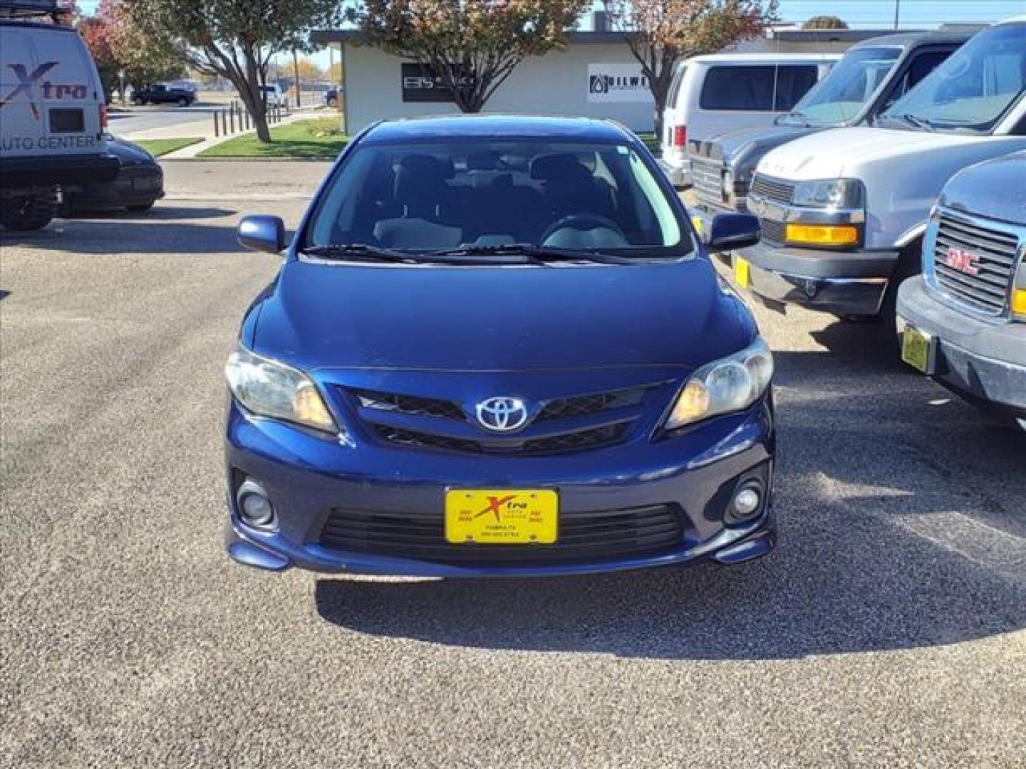 2012 Nautical Blue Metallic 8s6 Toyota Corolla S (5YFBU4EE9CP) with an 1.8L 1.8L I4 132hp 128ft. lbs. Sequential Multiport Fuel Injection engine, 4-Speed Automatic transmission, located at 1401 N. Hobart, Pampa, TX, 79065, (806) 665-9872, 35.549953, -100.975098 - Photo#1