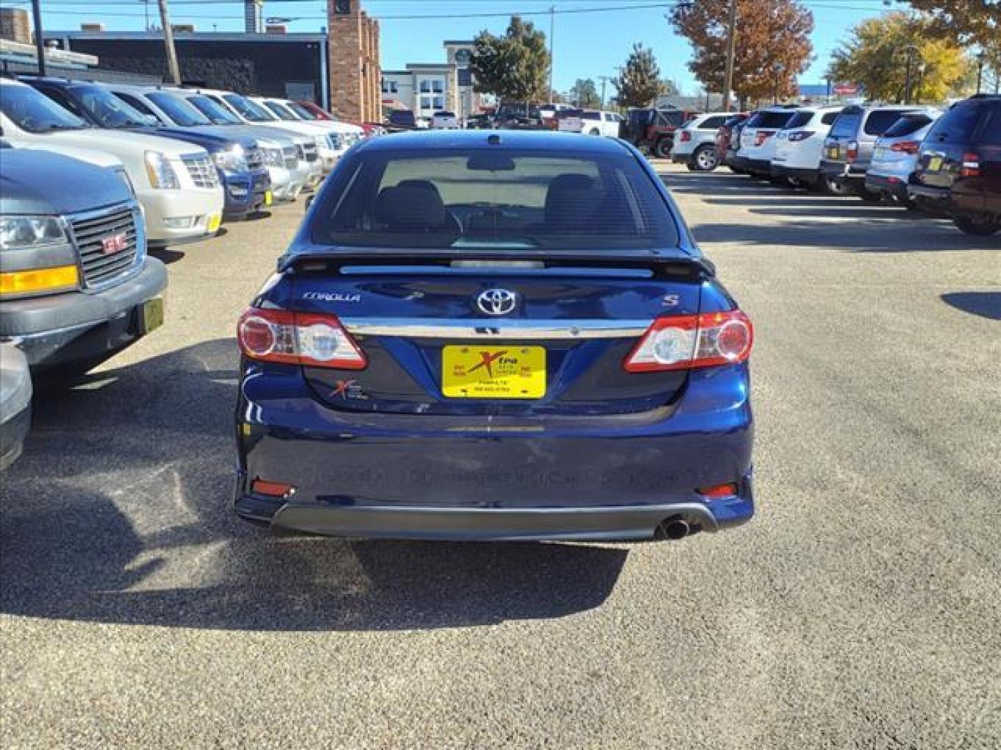 2012 Nautical Blue Metallic 8s6 Toyota Corolla S (5YFBU4EE9CP) with an 1.8L 1.8L I4 132hp 128ft. lbs. Sequential Multiport Fuel Injection engine, 4-Speed Automatic transmission, located at 1401 N. Hobart, Pampa, TX, 79065, (806) 665-9872, 35.549953, -100.975098 - Photo#3