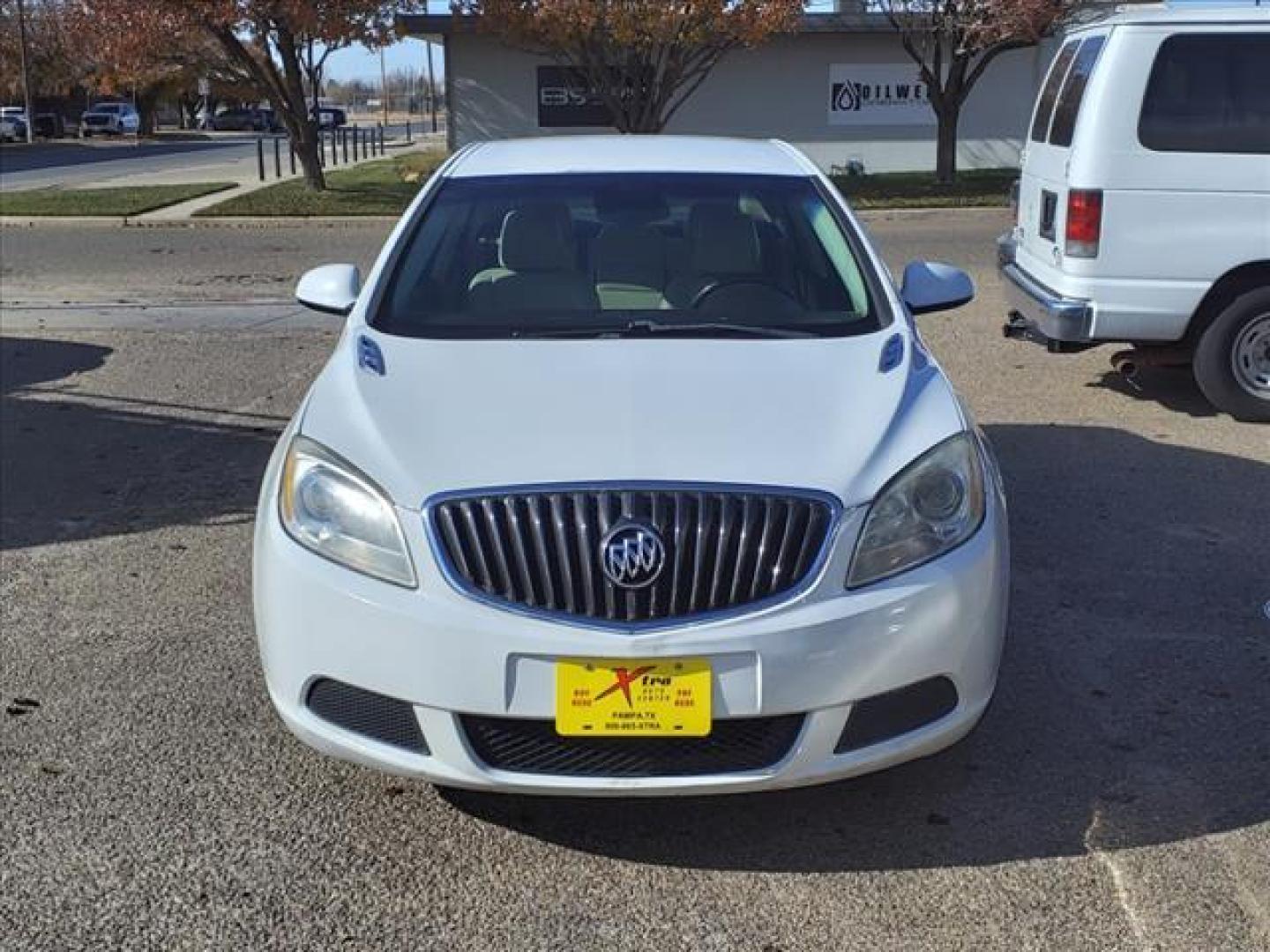 2016 Summit White Gaz Buick Verano Base (1G4PP5SK7G4) with an 2.4L Ecotec 2.4L Flex Fuel I4 180hp 171ft. lbs. Direct Injection engine, 6-Speed Shiftable Automatic w/Overdrive transmission, located at 1401 N. Hobart, Pampa, TX, 79065, (806) 665-9872, 35.549953, -100.975098 - Photo#1