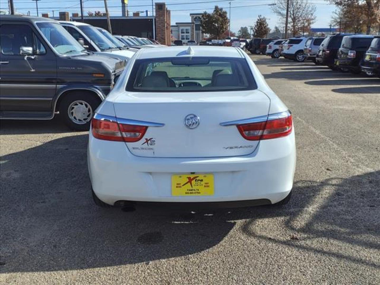 2016 Summit White Gaz Buick Verano Base (1G4PP5SK7G4) with an 2.4L Ecotec 2.4L Flex Fuel I4 180hp 171ft. lbs. Direct Injection engine, 6-Speed Shiftable Automatic w/Overdrive transmission, located at 1401 N. Hobart, Pampa, TX, 79065, (806) 665-9872, 35.549953, -100.975098 - Photo#3