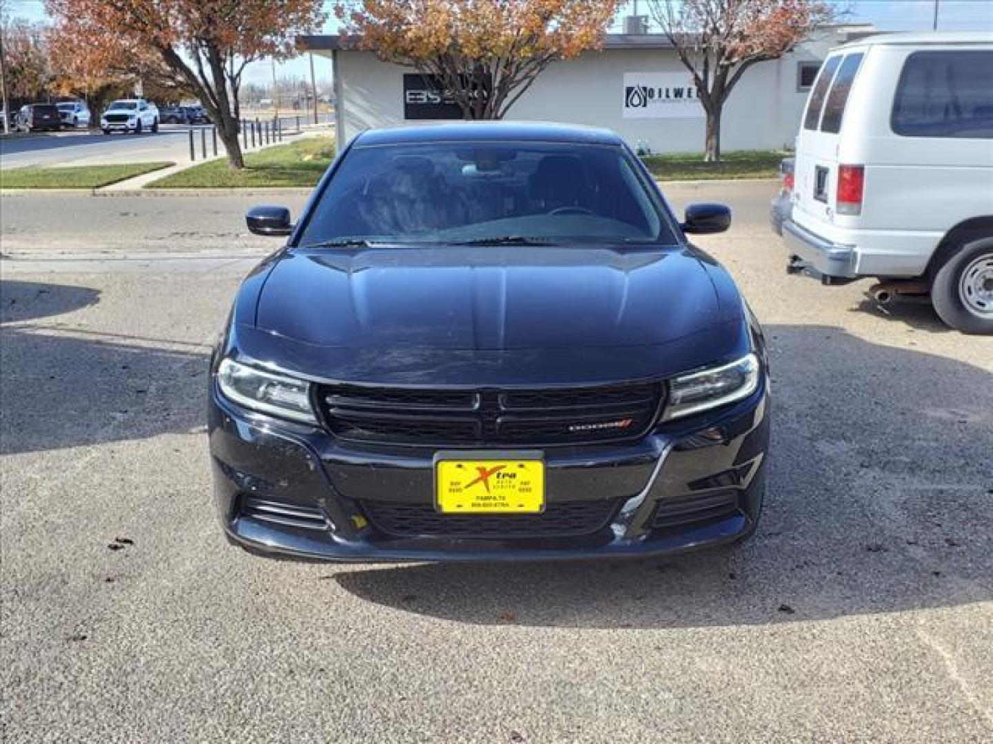 2018 Pitch Black Clear Coat Px8 Dodge Charger SXT (2C3CDXBG8JH) with an 3.6L Pentastar 3.6L V6 292hp 260ft. lbs. Sequential Multiport Fuel Injection engine, 8-Speed Shiftable Automatic transmission, located at 1401 N. Hobart, Pampa, TX, 79065, (806) 665-9872, 35.549953, -100.975098 - Photo#1