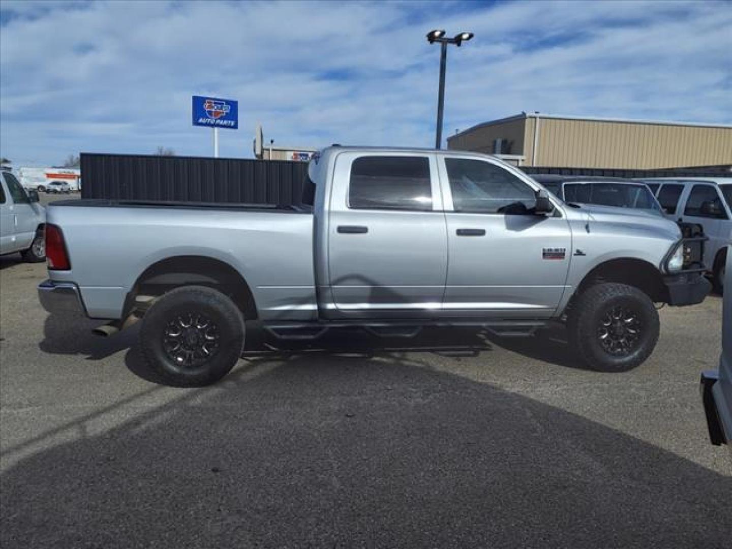 2012 Bright Silver Metallic Clear Coat Ps2 RAM 2500 ST (3C6UD5CL6CG) with an 6.7L Cummins 6.7L Diesel Turbo I6 350hp 650ft. lbs. Common Rail Direct Injection engine, 6-Speed Shiftable Automatic transmission, located at 1401 N. Hobart, Pampa, TX, 79065, (806) 665-9872, 35.549953, -100.975098 - Photo#2