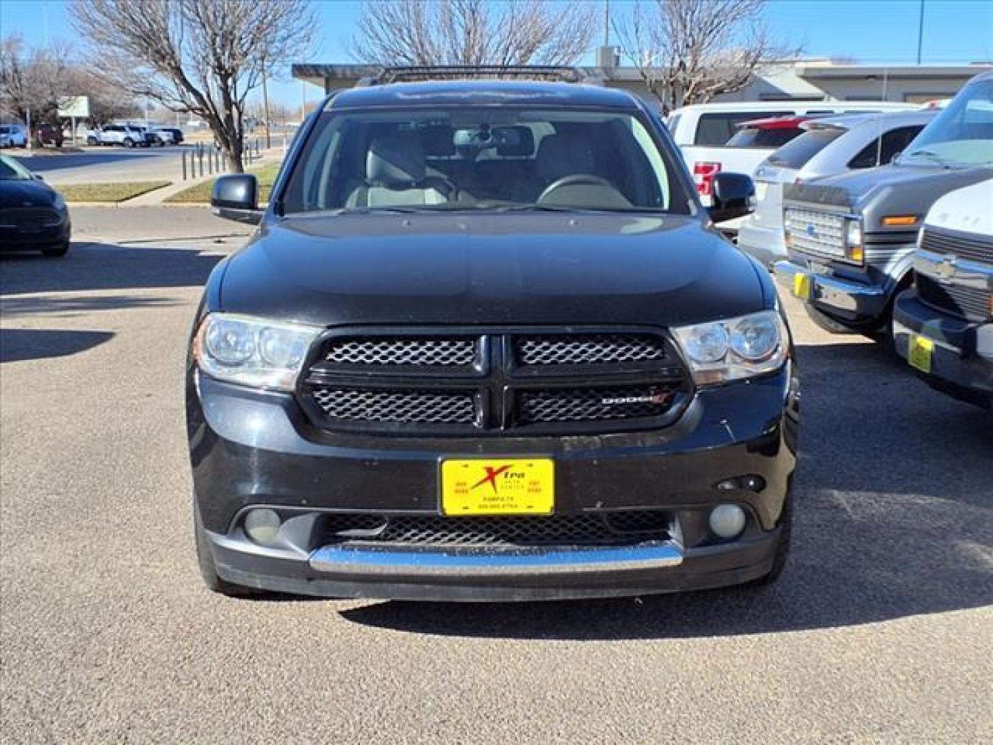 2012 Brilliant Black Crystal Pearl Coat Pxr Dodge Durango Crew (1C4SDJDT5CC) with an 5.7L HEMI 5.7L V8 360hp 390ft. lbs. Sequential Multiport Fuel Injection engine, 6-Speed Automatic transmission, located at 1401 N. Hobart, Pampa, TX, 79065, (806) 665-9872, 35.549953, -100.975098 - Photo#1