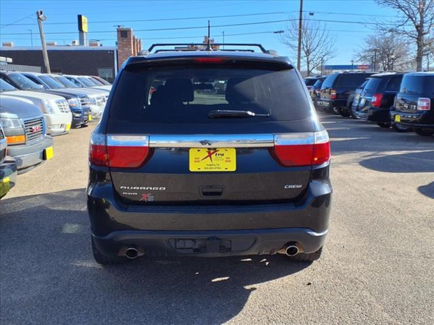 2012 Brilliant Black Crystal Pearl Coat Pxr Dodge Durango Crew (1C4SDJDT5CC) with an 5.7L HEMI 5.7L V8 360hp 390ft. lbs. Sequential Multiport Fuel Injection engine, 6-Speed Automatic transmission, located at 1401 N. Hobart, Pampa, TX, 79065, (806) 665-9872, 35.549953, -100.975098 - Photo#3