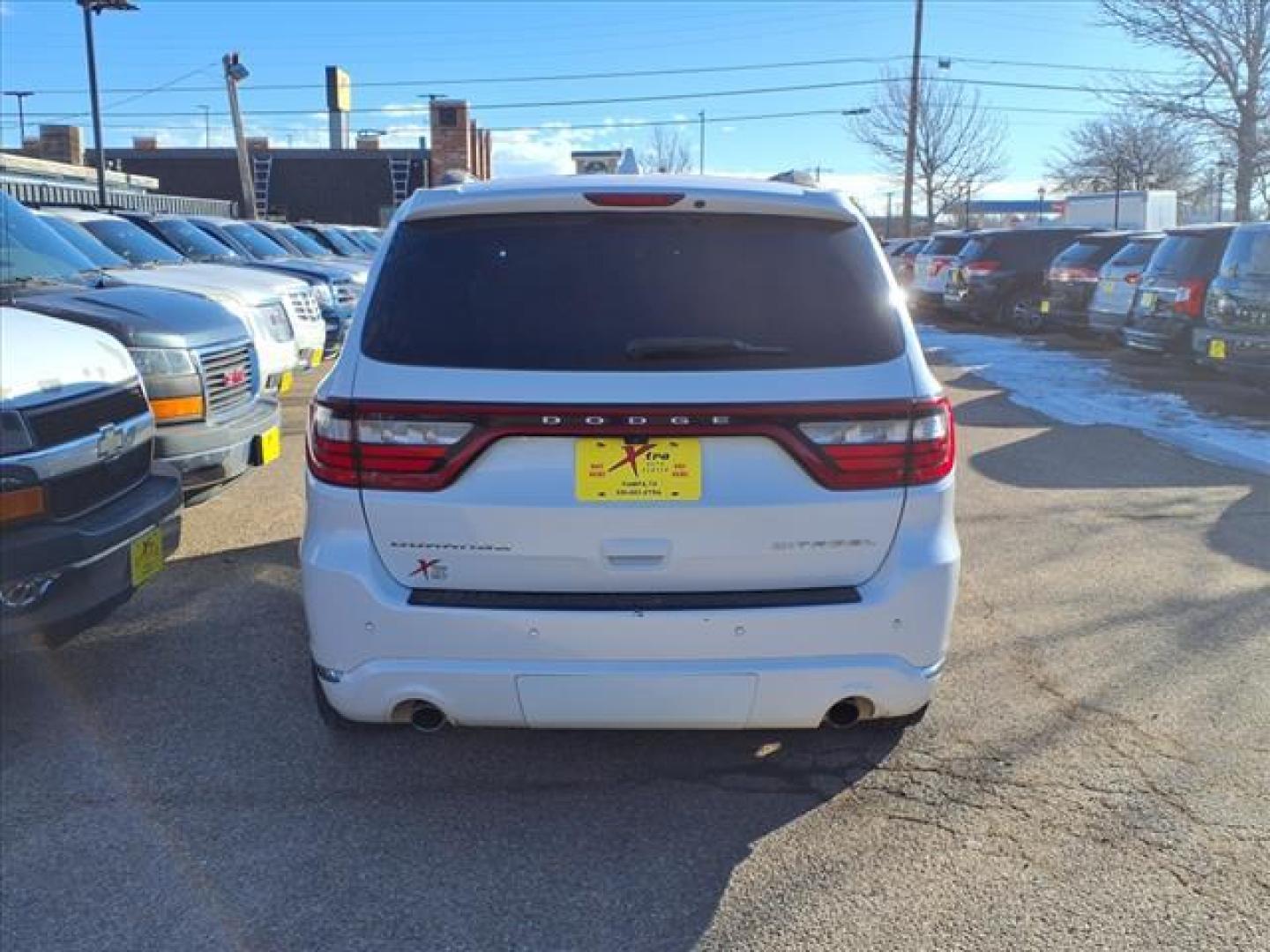 2016 Ivory White Tri-Coat Pearl Pwd Dodge Durango Citadel Anodized Platinum (1C4RDHEG5GC) with an 3.6L Pentastar 3.6L V6 295hp 260ft. lbs. Sequential Multiport Fuel Injection engine, 8-Speed Shiftable Automatic transmission, located at 1401 N. Hobart, Pampa, TX, 79065, (806) 665-9872, 35.549953, -100.975098 - Photo#3