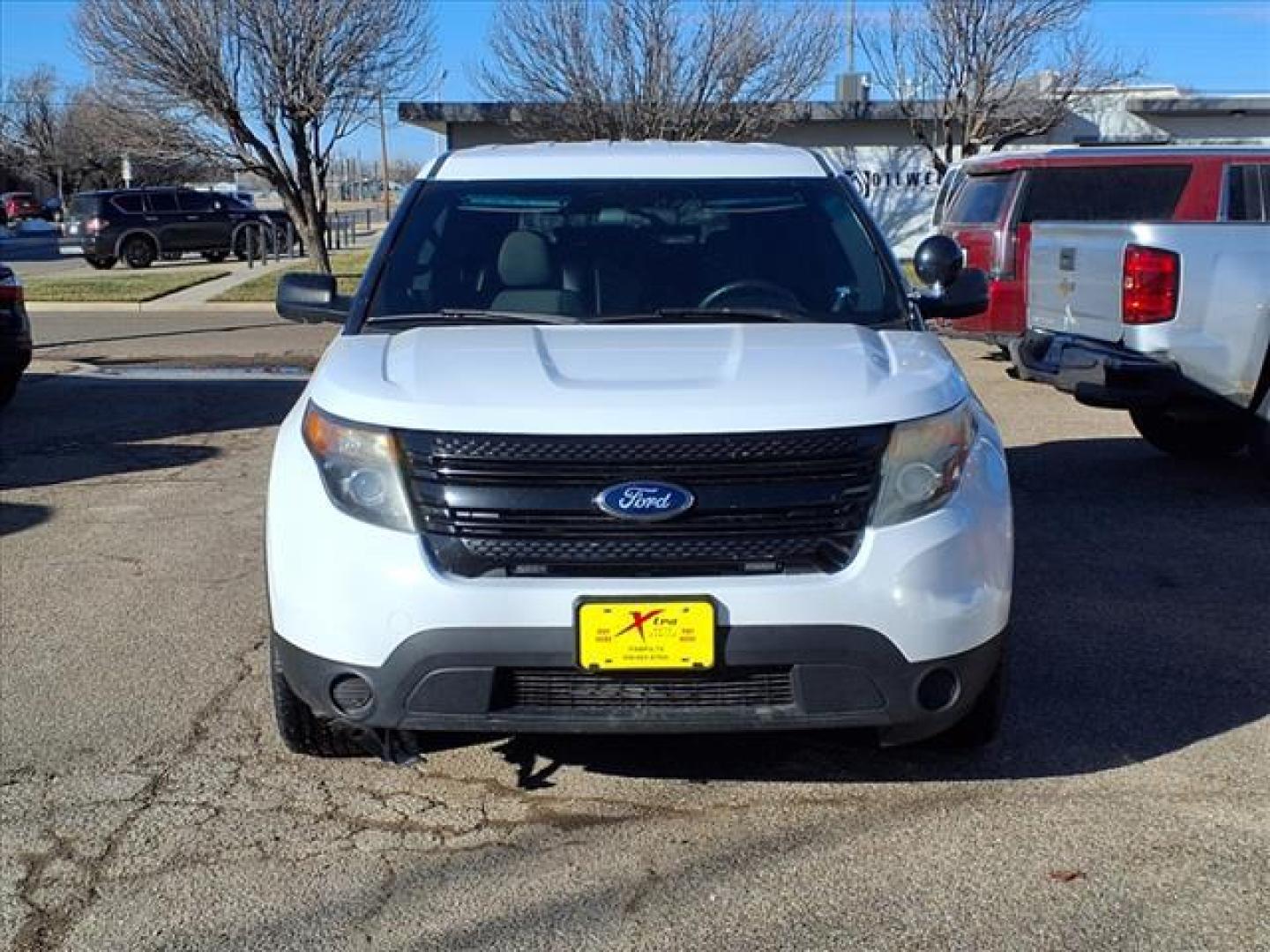 2015 Oxford White Yz Ford Explorer Police Interceptor Utility (1FM5K8AR1FG) with an 3.7L 3.7L V6 304hp 279ft. lbs. Sequential Multiport Fuel Injection engine, 6-Speed Automatic transmission, located at 1401 N. Hobart, Pampa, TX, 79065, (806) 665-9872, 35.549953, -100.975098 - Photo#1