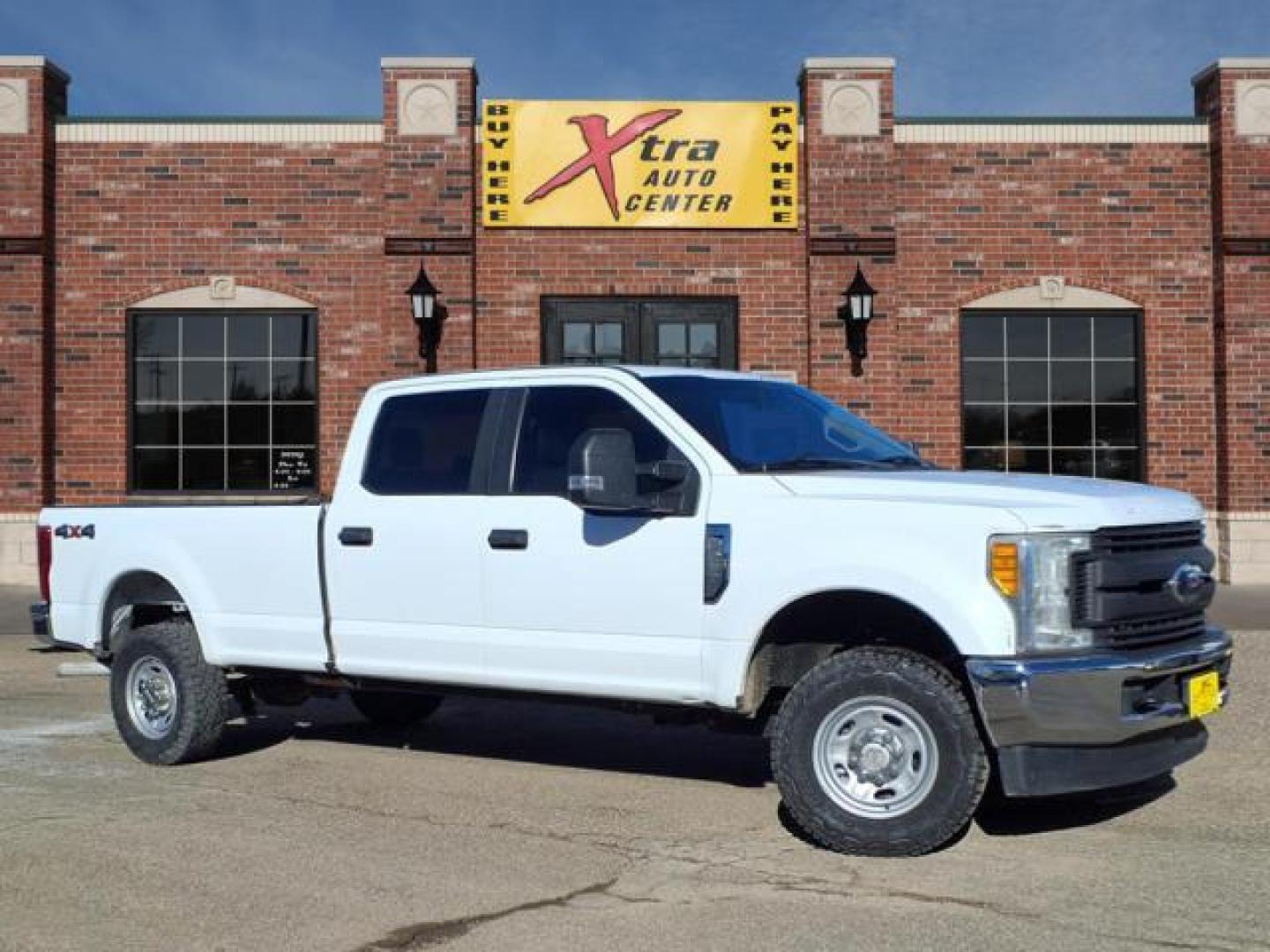 2017 Oxford White Z1 Ford F-250 Super Duty XL (1FT7W2B64HE) with an 6.2L 6.2L Flex Fuel V8 385hp 430ft. lbs. Sequential Multiport Fuel Injection engine, 6-Speed Shiftable Automatic transmission, located at 1401 N. Hobart, Pampa, TX, 79065, (806) 665-9872, 35.549953, -100.975098 - Photo#0