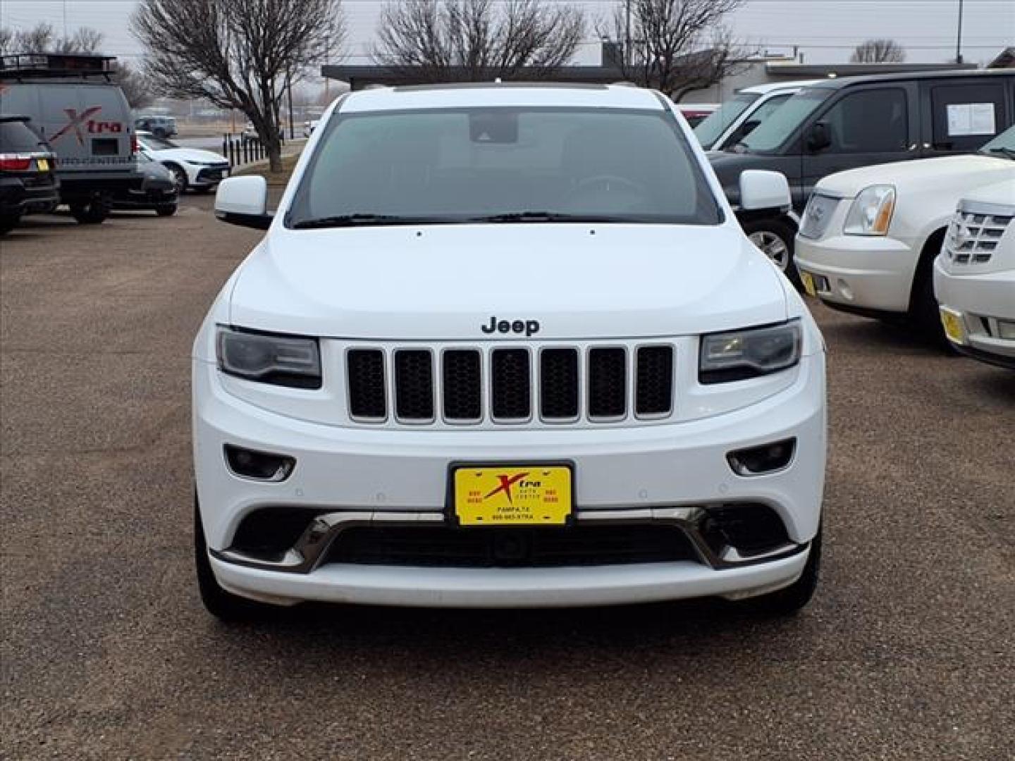 2015 Bright White Clear Coat Pw7 Jeep Grand Cherokee Overland (1C4RJECG1FC) with an 3.6L 3.6L V6 290hp 260ft. lbs. Sequential Multiport Fuel Injection engine, 8-Speed Shiftable Automatic transmission, located at 1401 N. Hobart, Pampa, TX, 79065, (806) 665-9872, 35.549953, -100.975098 - Photo#1