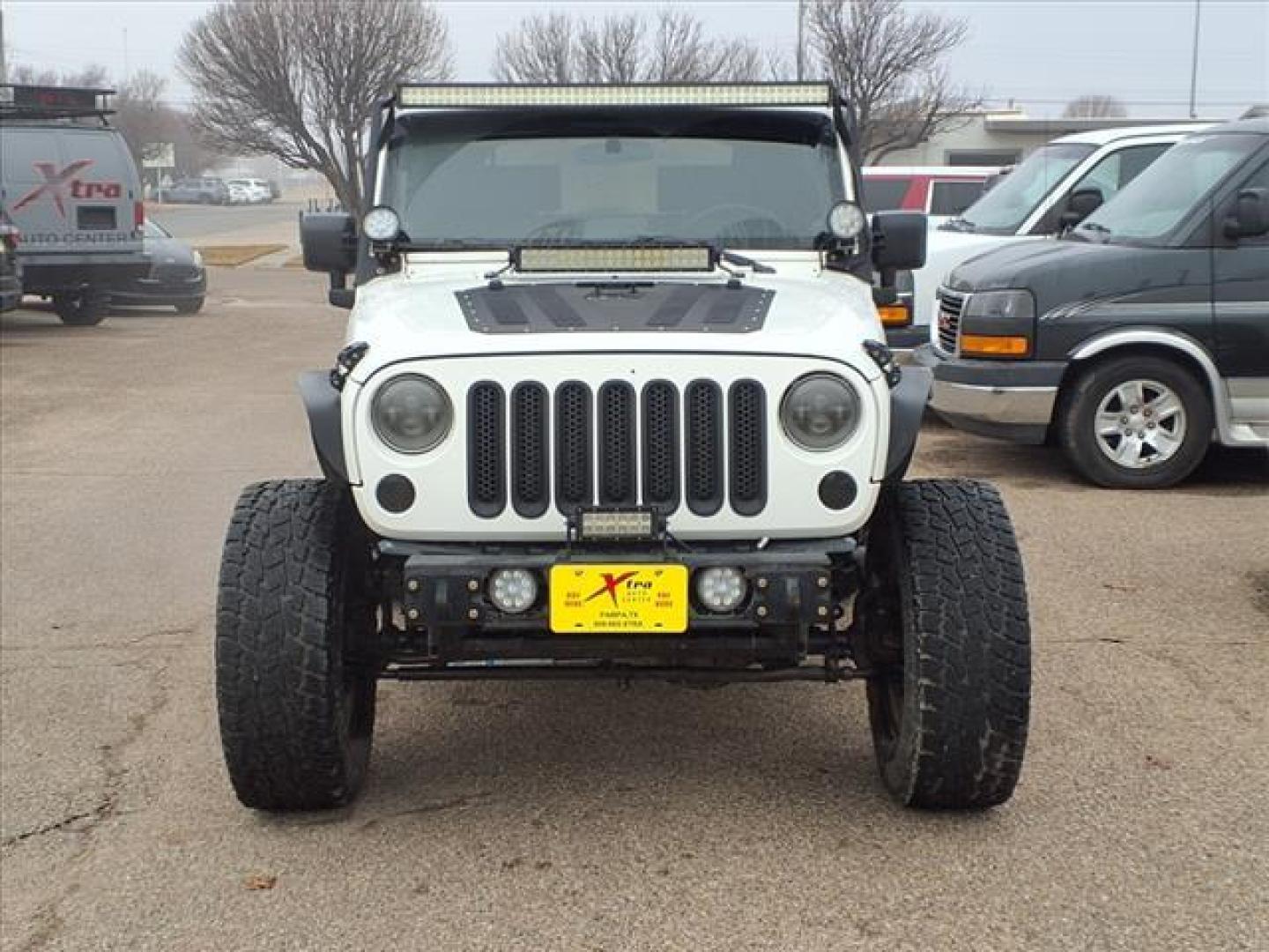 2010 Stone White Clear Coat Pw1 Jeep Wrangler Sport (1J4AA2D10AL) with an 3.8L 3.8L V6 202hp 237ft. lbs. Sequential Multiport Fuel Injection engine, 4-Speed Automatic transmission, located at 1401 N. Hobart, Pampa, TX, 79065, (806) 665-9872, 35.549953, -100.975098 - Photo#1