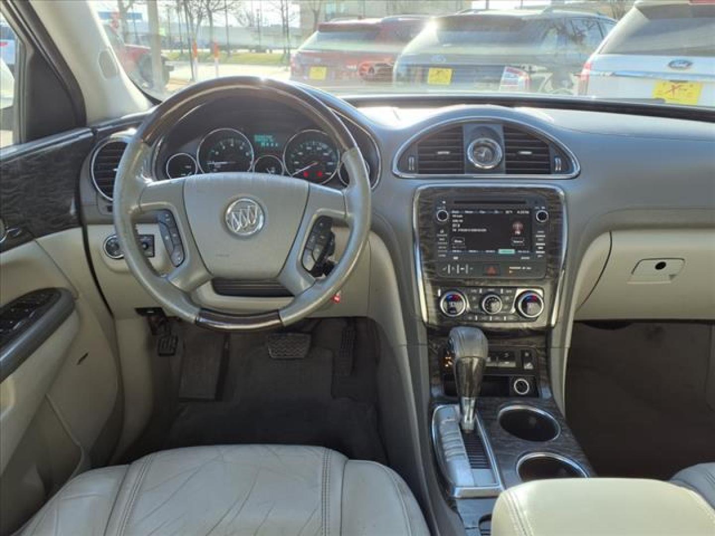 2013 White Buick Enclave Premium (5GAKRDKD1DJ) with an 3.6L 6 Cylinder Fuel Injected engine, Automatic transmission, located at 1401 N. Hobart, Pampa, TX, 79065, (806) 665-9872, 35.549953, -100.975098 - Photo#11