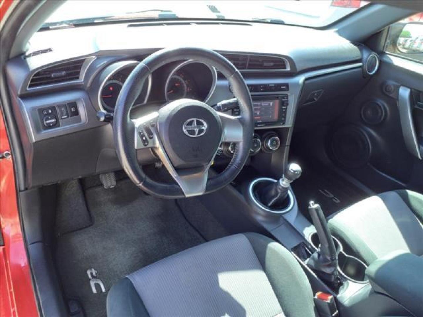 2015 Absolutely Red Scion tC Base (JTKJF5C71F3) with an 2.5L 2.5L I4 179hp 172ft. lbs. Sequential Multiport Fuel Injection engine, 6-Speed Manual transmission, located at 1401 N. Hobart, Pampa, TX, 79065, (806) 665-9872, 35.549953, -100.975098 - Photo#11