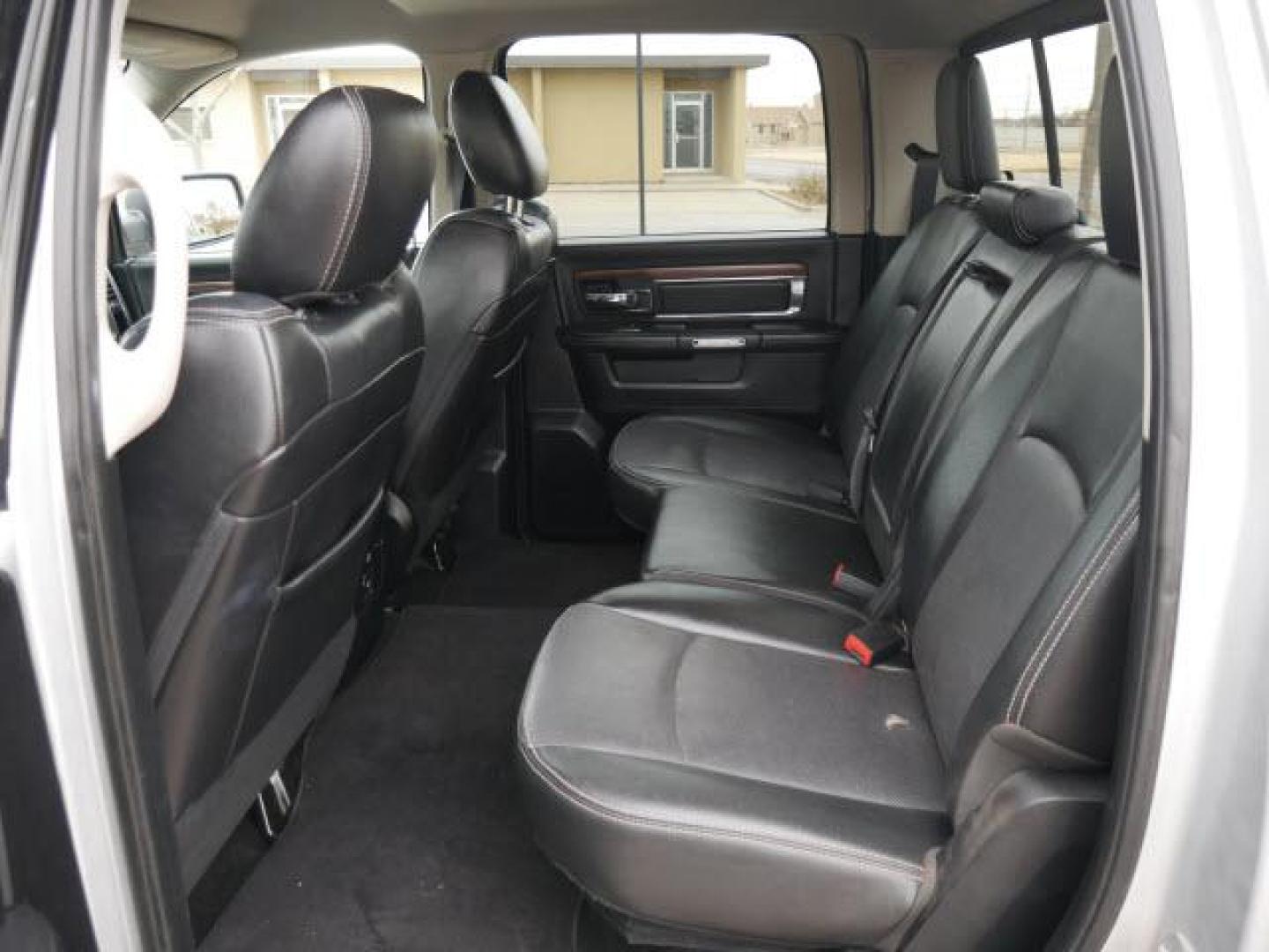 2015 Bright Silver Metallic Clear Coat RAM 1500 Laramie (1C6RR7NM2FS) with an 3.0 6 Cylinder Common Rail Direct Injection engine, Automatic transmission, located at 1401 N. Hobart, Pampa, TX, 79065, (806) 665-9872, 35.549953, -100.975098 - Photo#11