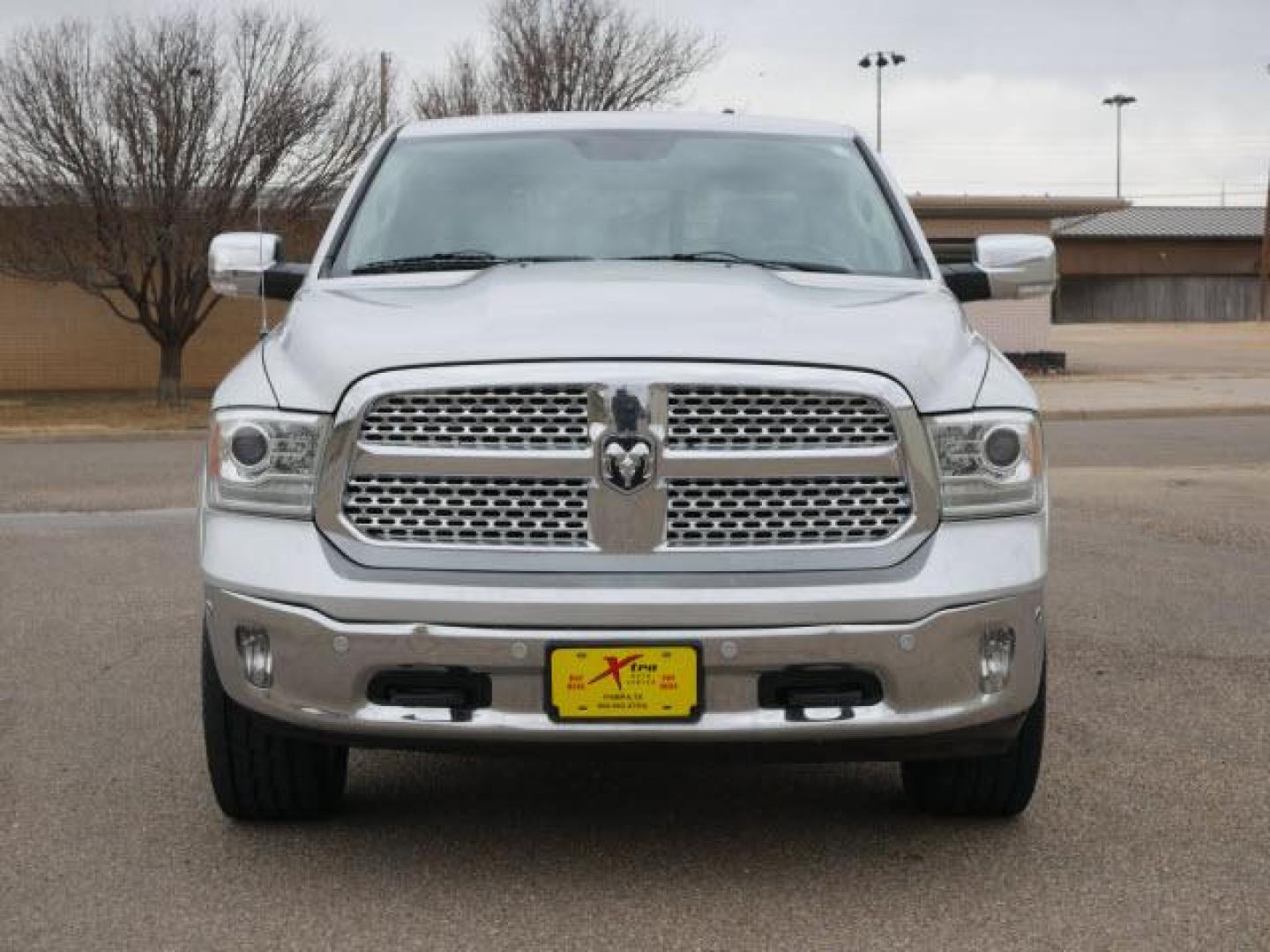 2015 Bright Silver Metallic Clear Coat RAM 1500 Laramie (1C6RR7NM2FS) with an 3.0 6 Cylinder Common Rail Direct Injection engine, Automatic transmission, located at 1401 N. Hobart, Pampa, TX, 79065, (806) 665-9872, 35.549953, -100.975098 - Photo#1