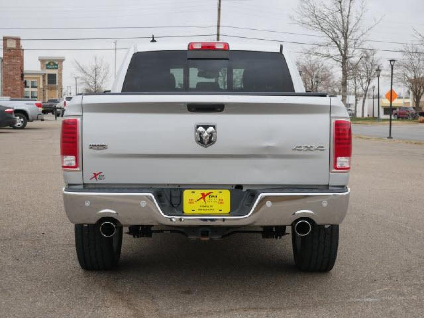 2015 Bright Silver Metallic Clear Coat RAM 1500 Laramie (1C6RR7NM2FS) with an 3.0 6 Cylinder Common Rail Direct Injection engine, Automatic transmission, located at 1401 N. Hobart, Pampa, TX, 79065, (806) 665-9872, 35.549953, -100.975098 - Photo#3