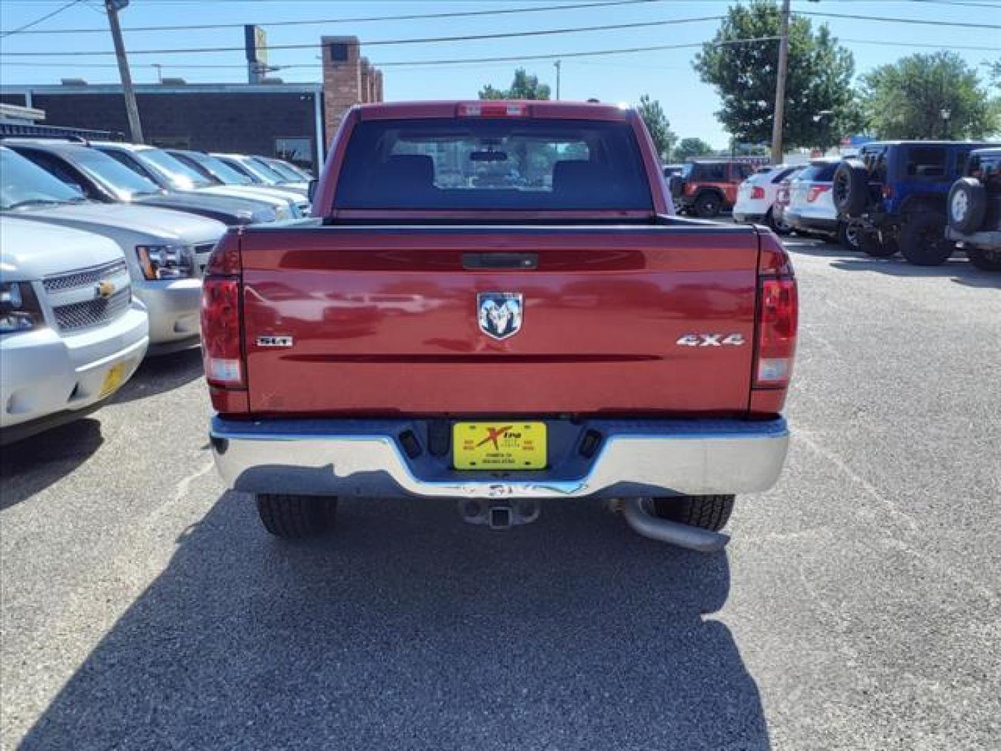 2009 Inferno Red Crystal Pearl Coat Dodge Ram 1500 SLT (1D3HV13T79S) with an 5.7L HEMI 5.7L V8 390hp 407ft. lbs. Sequential Multiport Fuel Injection engine, 5-Speed Automatic transmission, located at 1401 N. Hobart, Pampa, TX, 79065, (806) 665-9872, 35.549953, -100.975098 - Photo#3