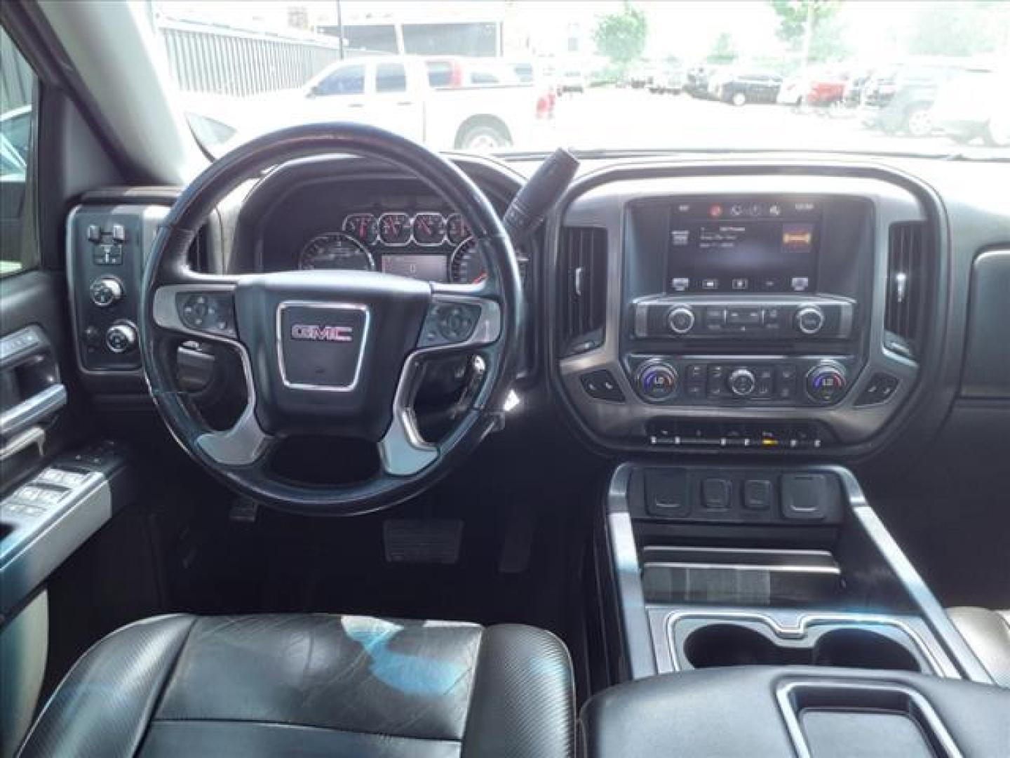 2014 Onyx Black GMC Sierra 1500 SLT (3GTU2VEC9EG) with an 5.3L EcoTec3 5.3L Flex Fuel V8 355hp 383ft. lbs. Direct Injection engine, 6-Speed Shiftable Automatic w/Overdrive transmission, located at 1401 N. Hobart, Pampa, TX, 79065, (806) 665-9872, 35.549953, -100.975098 - Photo#13