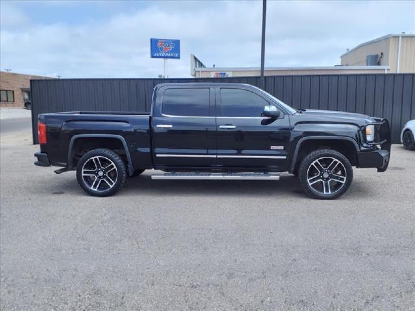 2014 Onyx Black GMC Sierra 1500 SLT (3GTU2VEC9EG) with an 5.3L EcoTec3 5.3L Flex Fuel V8 355hp 383ft. lbs. Direct Injection engine, 6-Speed Shiftable Automatic w/Overdrive transmission, located at 1401 N. Hobart, Pampa, TX, 79065, (806) 665-9872, 35.549953, -100.975098 - Photo#2